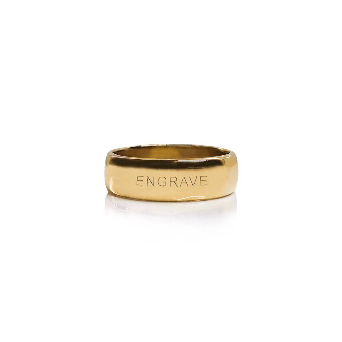 Memory Ring - 5mm Half Round