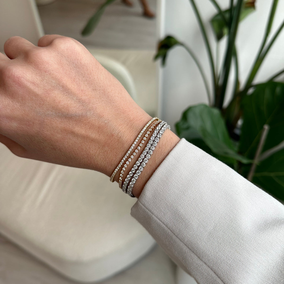 Diamond Tennis Bracelet 0.01ct