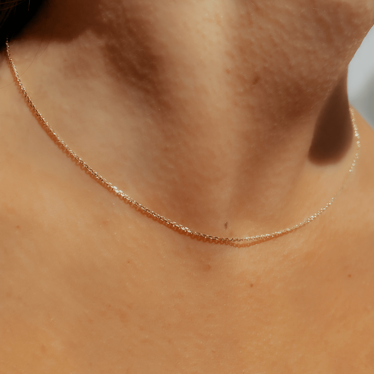 Oblong Trace Chain 1.2mm