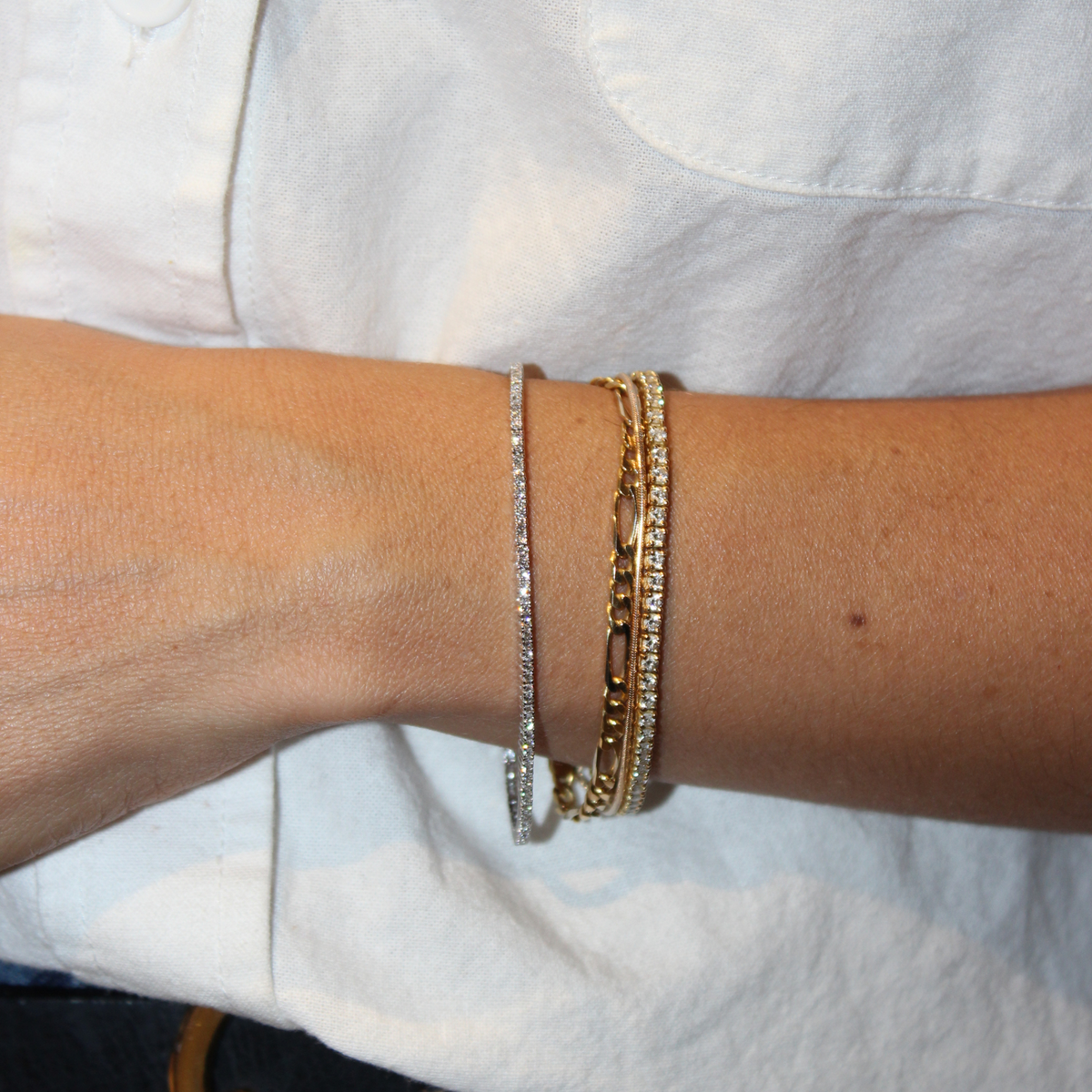 Diamond Tennis Bracelet 0.01ct