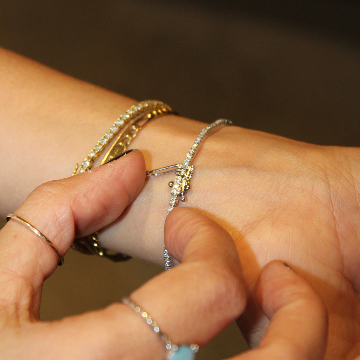 Diamond Tennis Bracelet 0.01ct