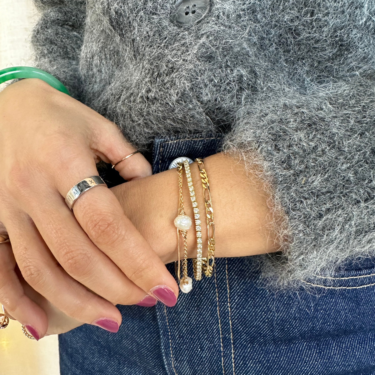 Diamond Tennis Bracelet 0.03ct - Cassandra Mamone