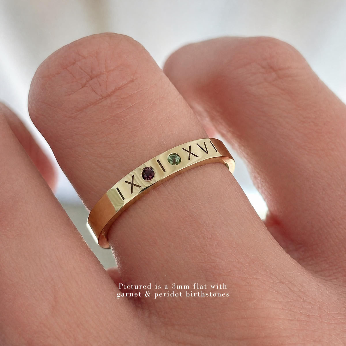 Gemstone Memory Ring