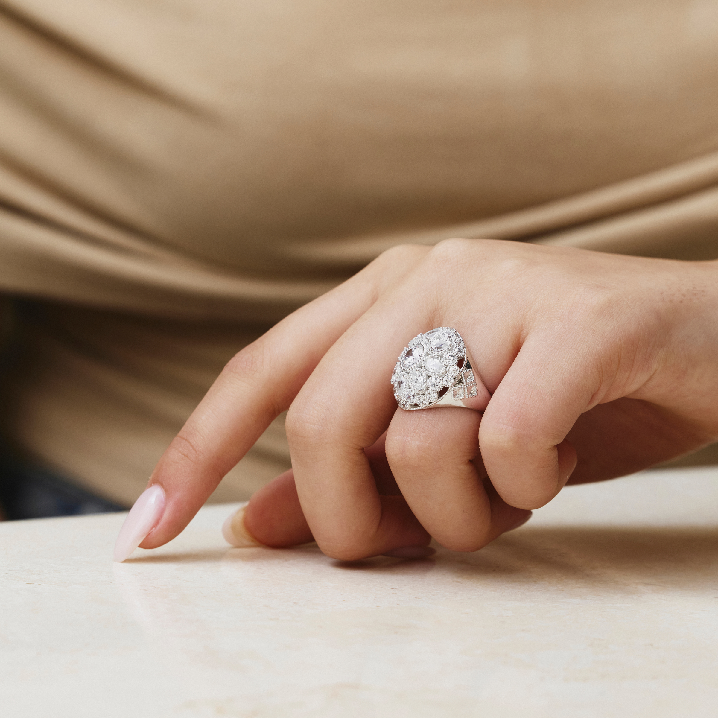 Diamonds of Cuba Ring - Cassandra Mamone