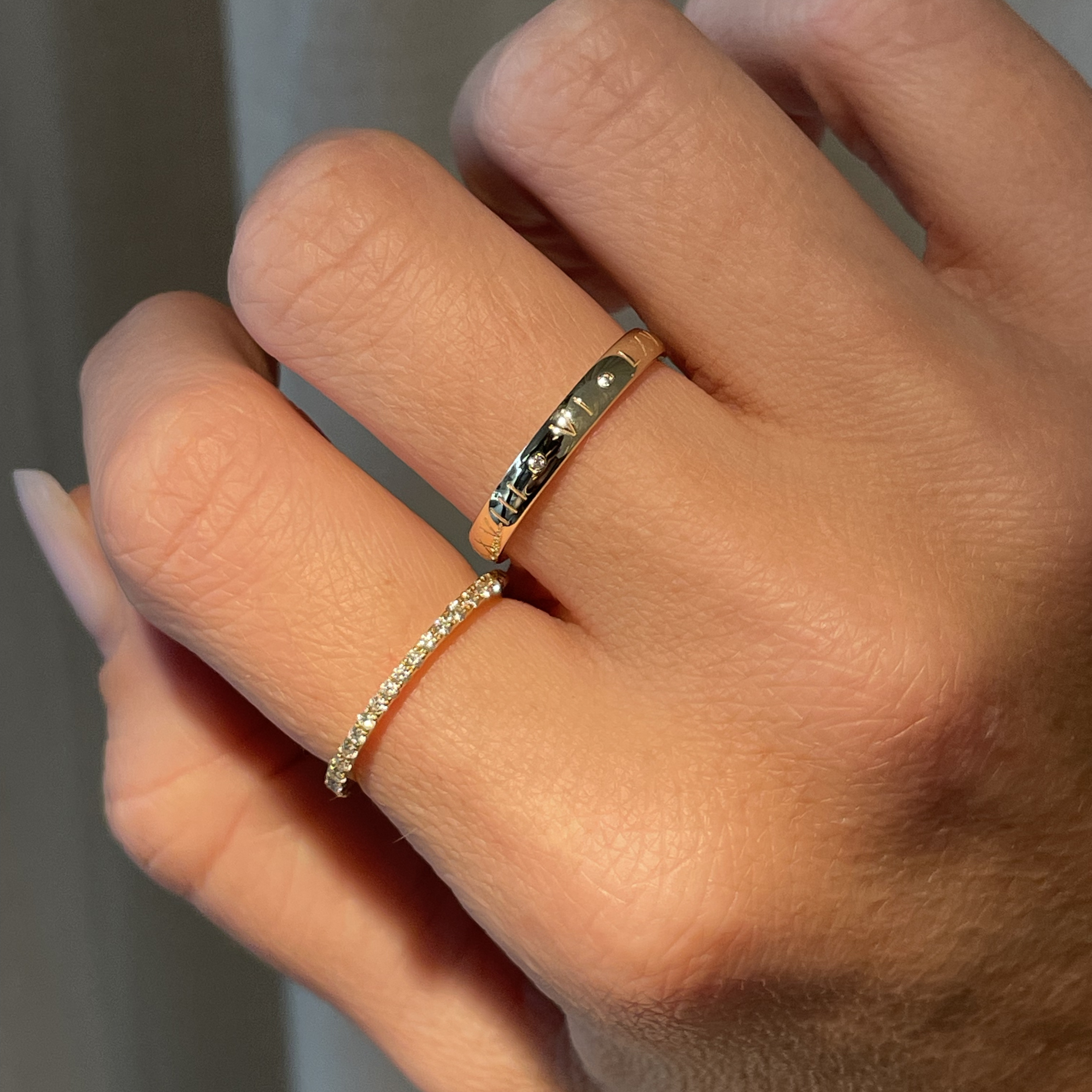 Memory Ring - 3mm Half Round