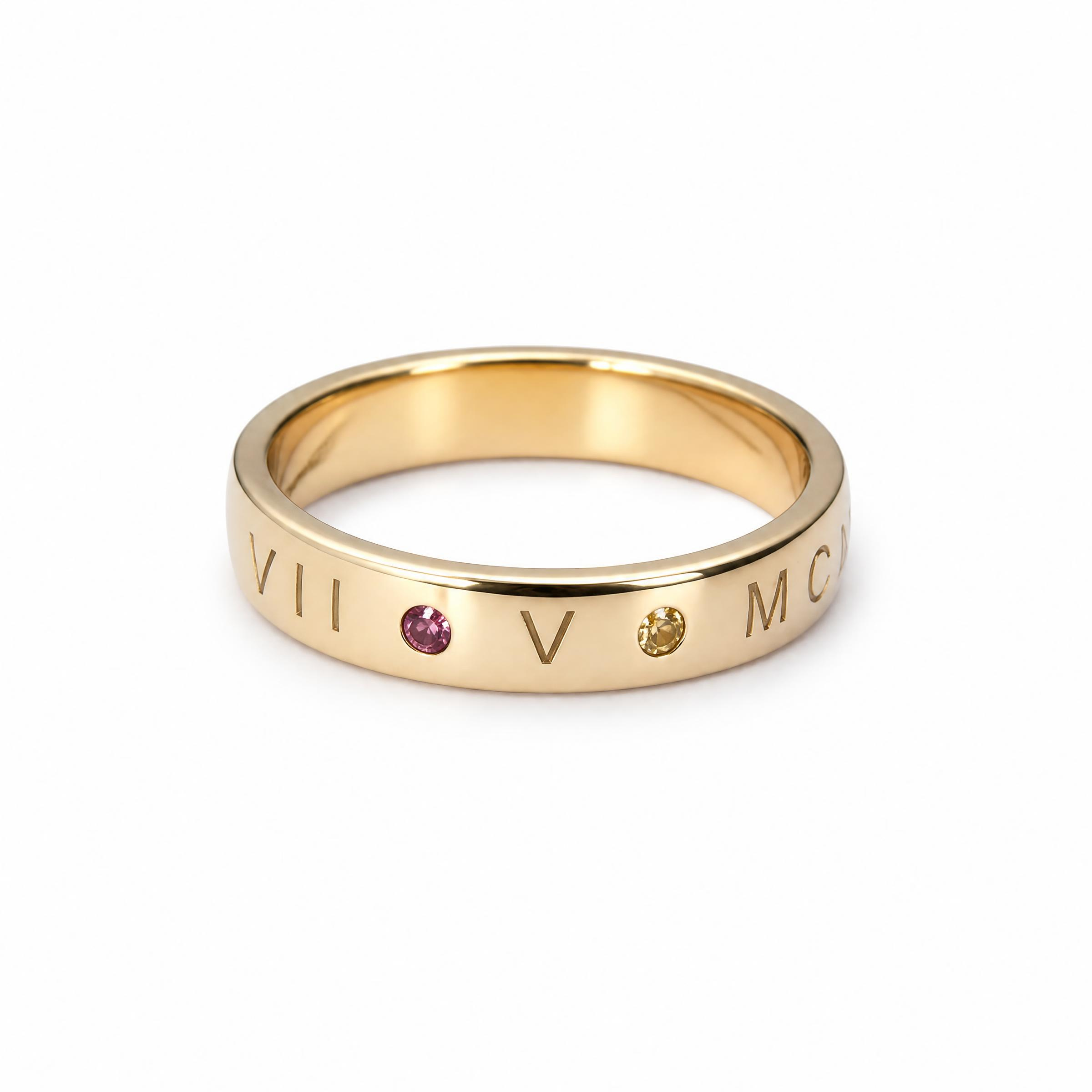 Gemstone Memory Ring