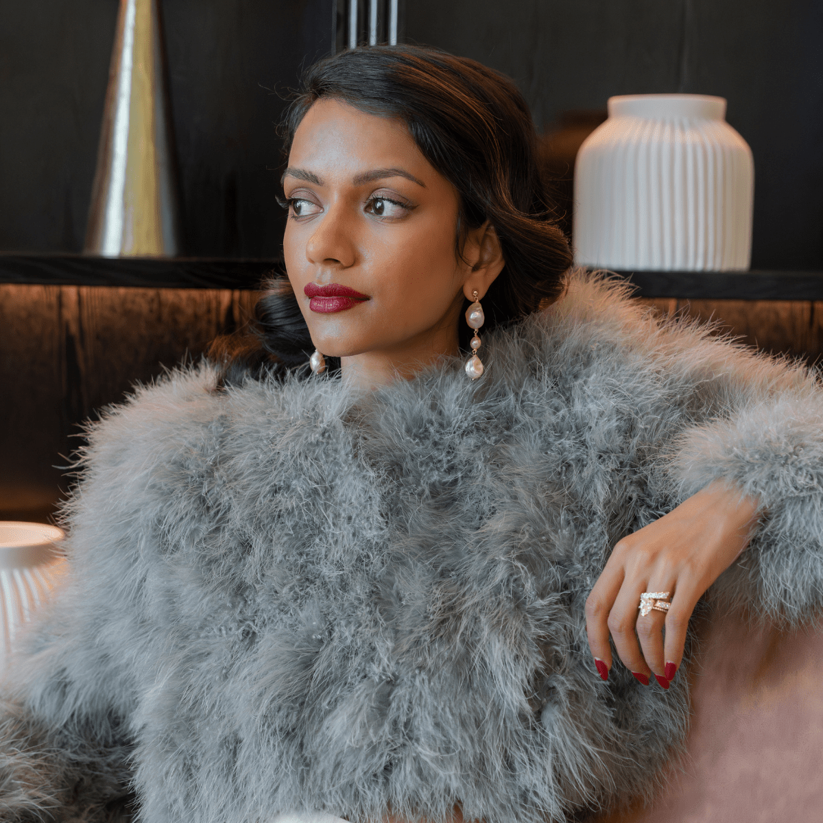 Celine Pearl Earrings