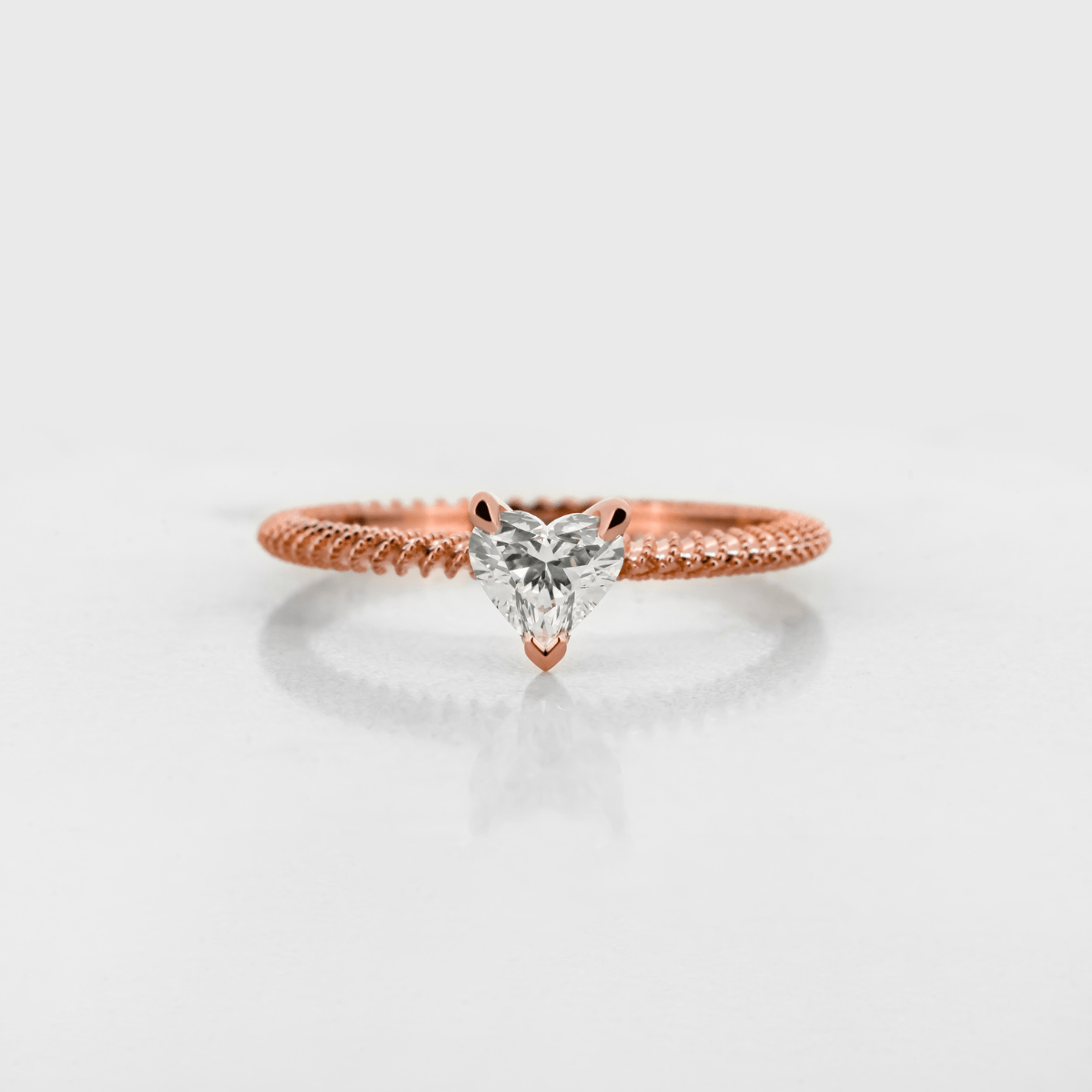 Heart Perlina Engagement Ring