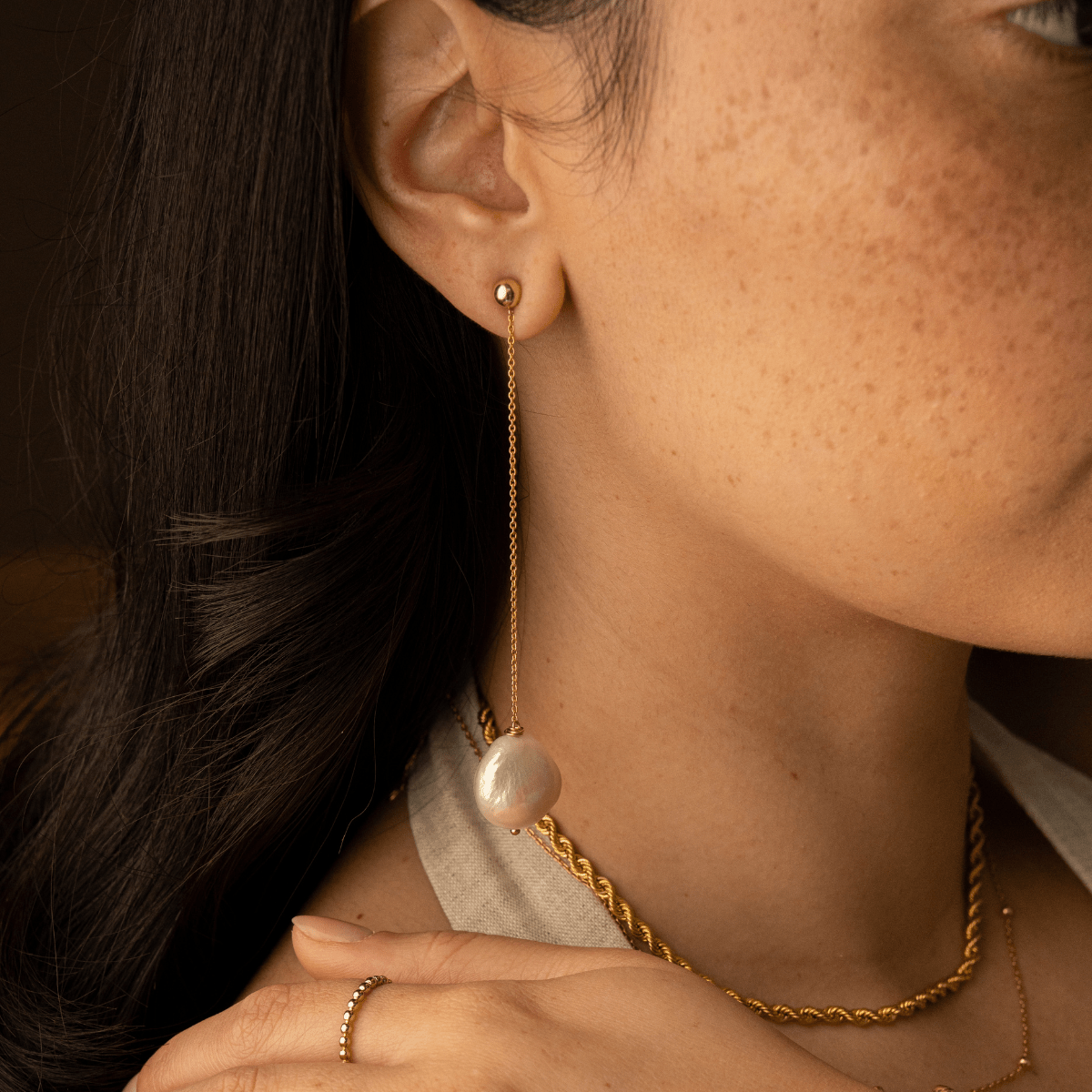 Adele Pearl Earrings