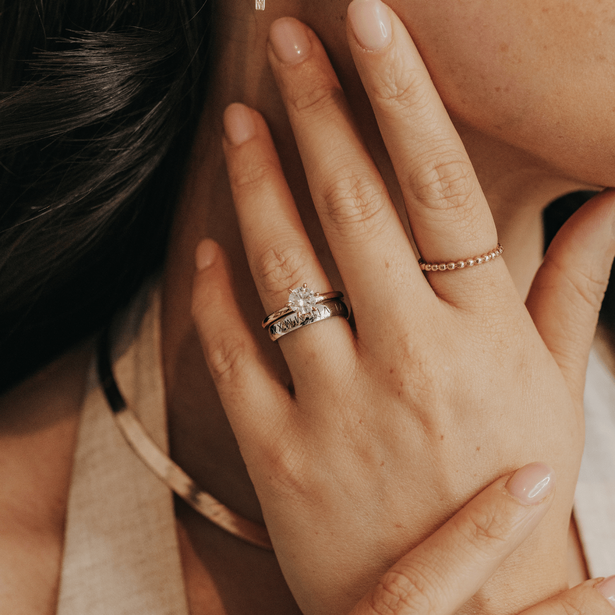 Gigi Round Brilliant Engagement Ring - Cassandra Mamone