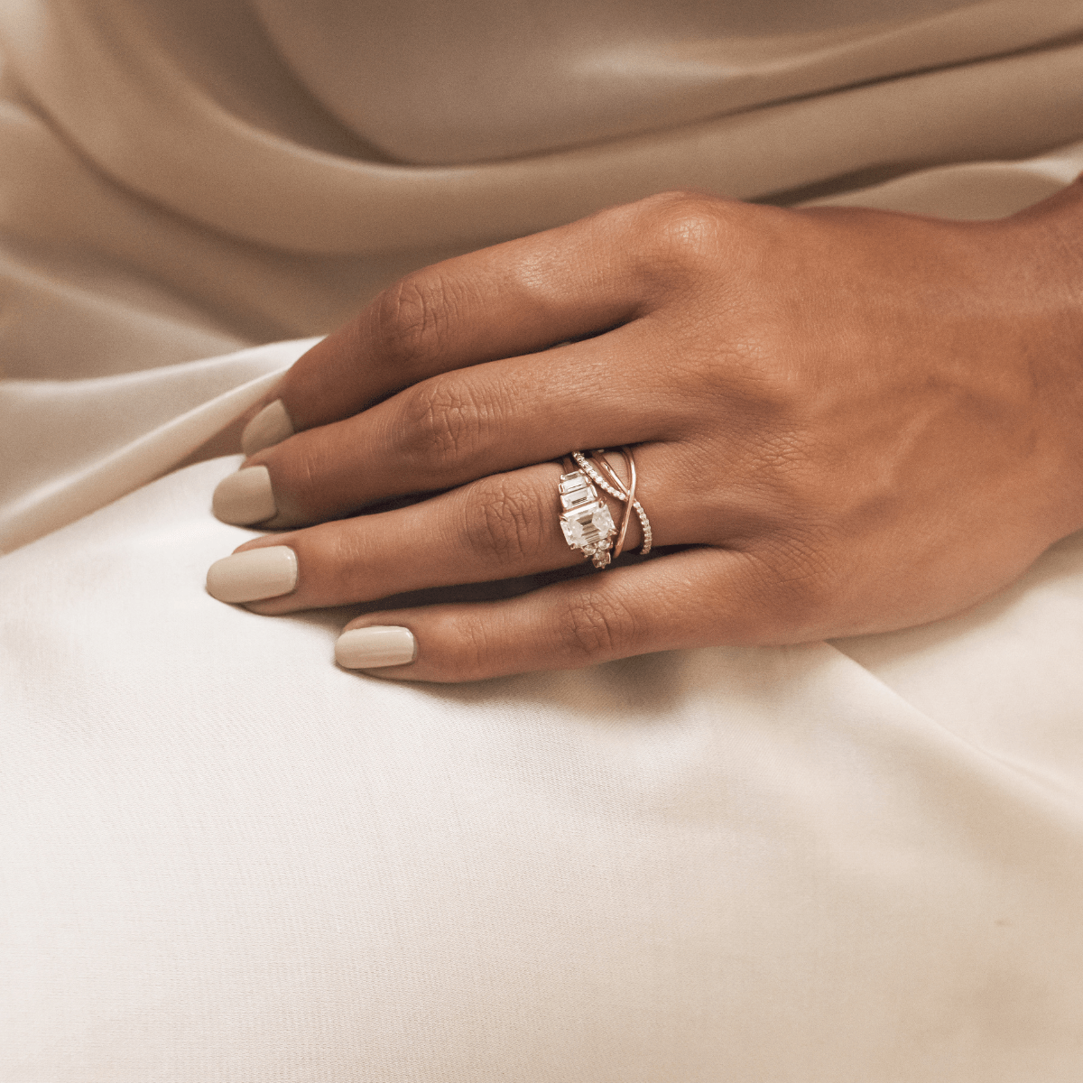 AURORA ENGAGEMENT RING