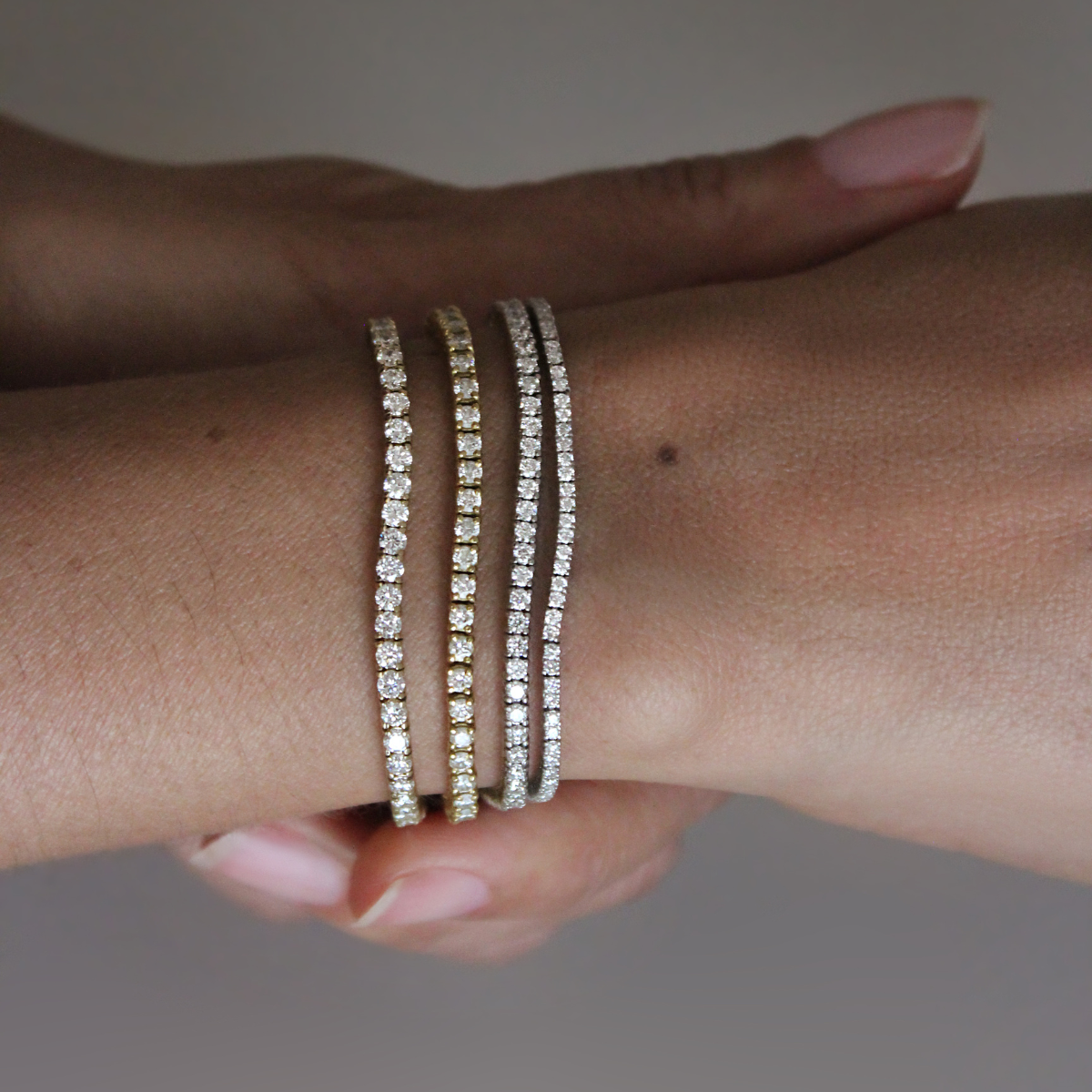 Diamond Tennis Bracelet .01ct - Cassandra Mamone
