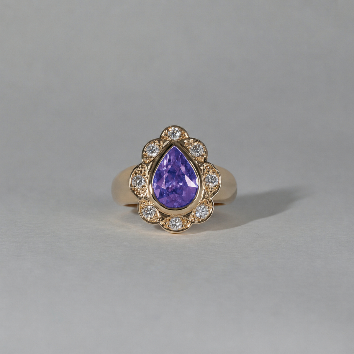 Treasure Gemstone Pinky Ring - Tanzanite