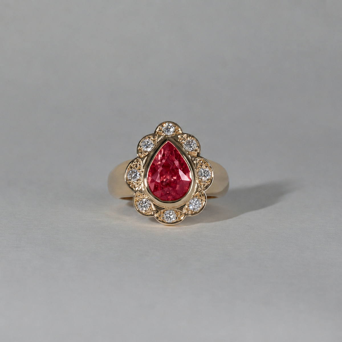 Treasure Gemstone Pinky Ring - Tourmaline