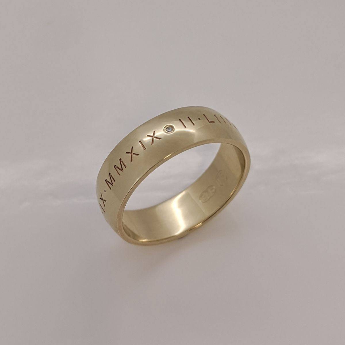 Memory Ring - 6mm Half Round