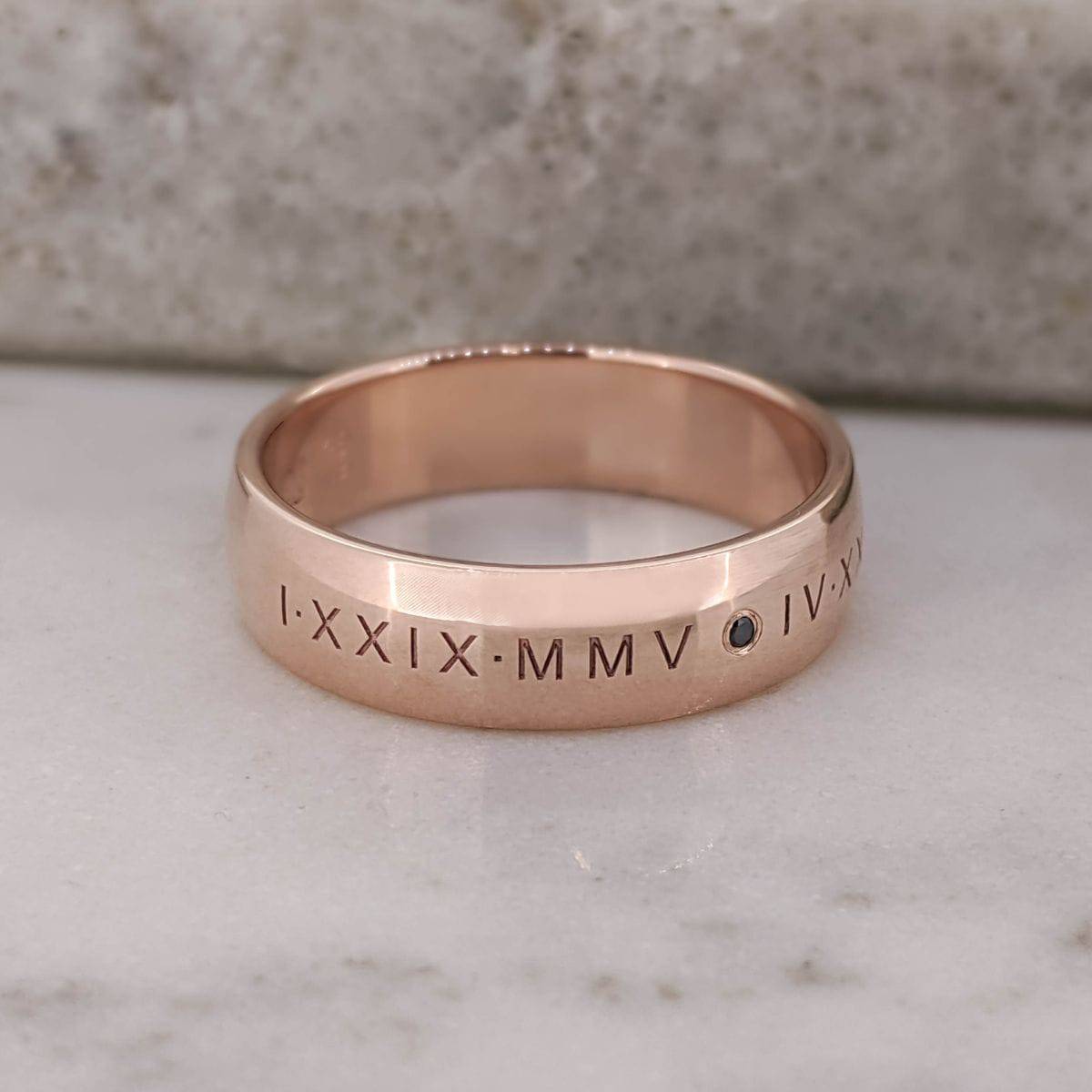Memory Ring - 6mm Half Round