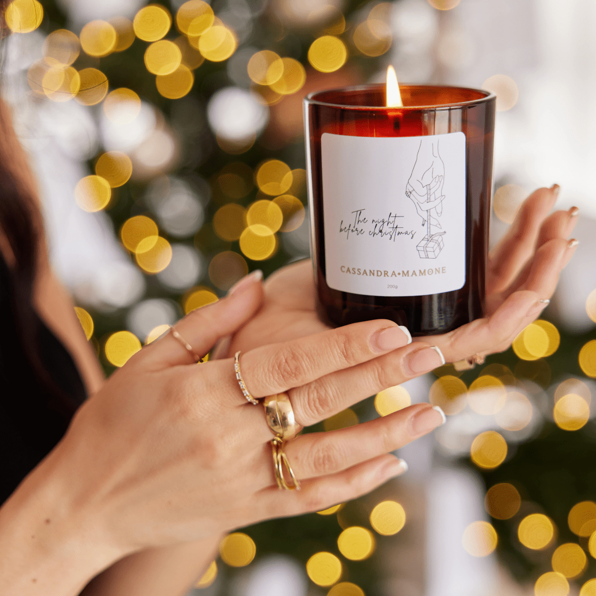 The Night Before Christmas Candle