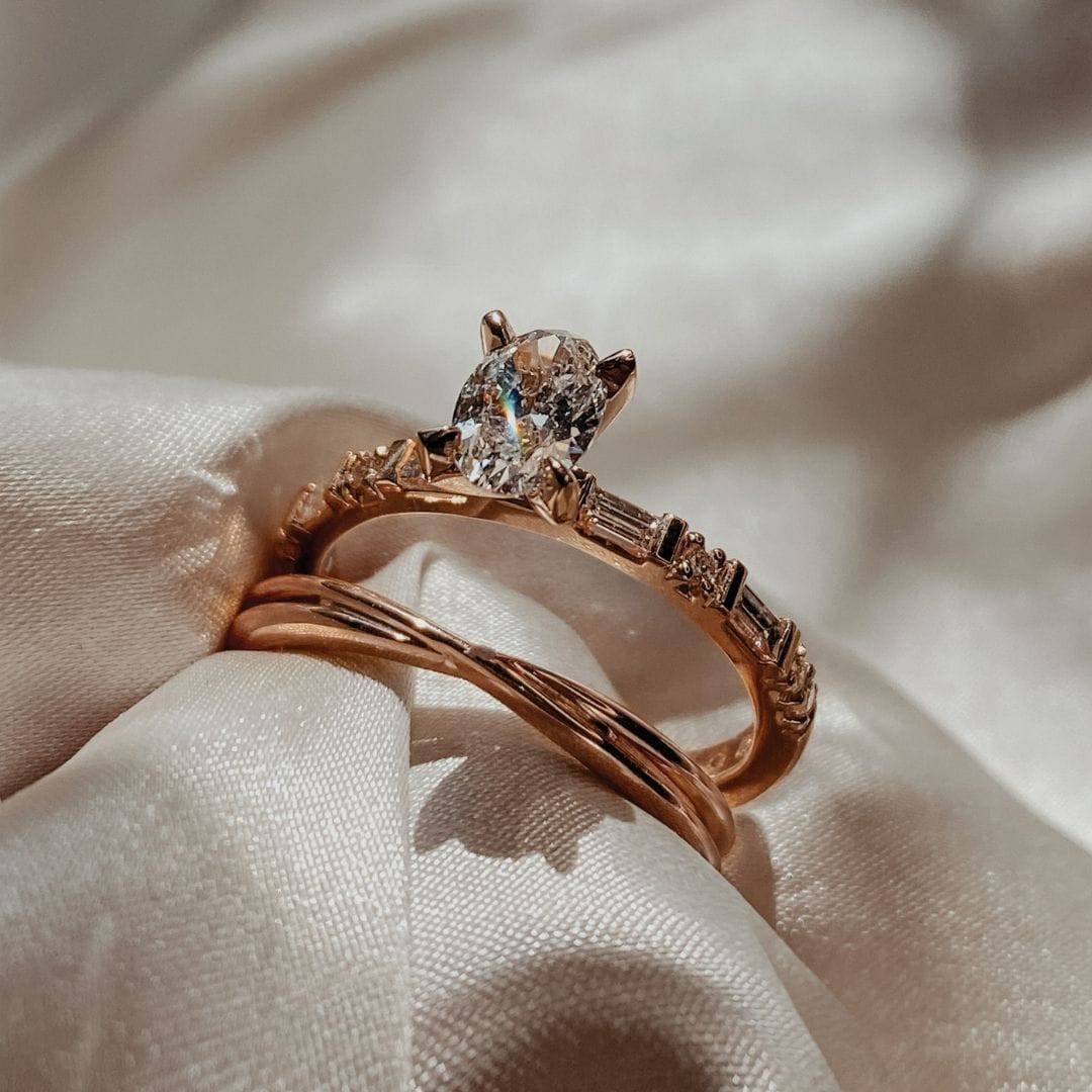 Baguette Oval Diamond Ring - Cassandra Mamone