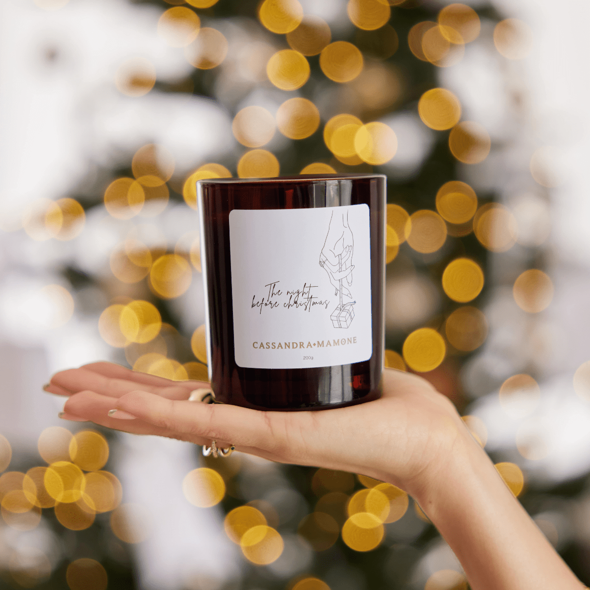 The Night Before Christmas Candle