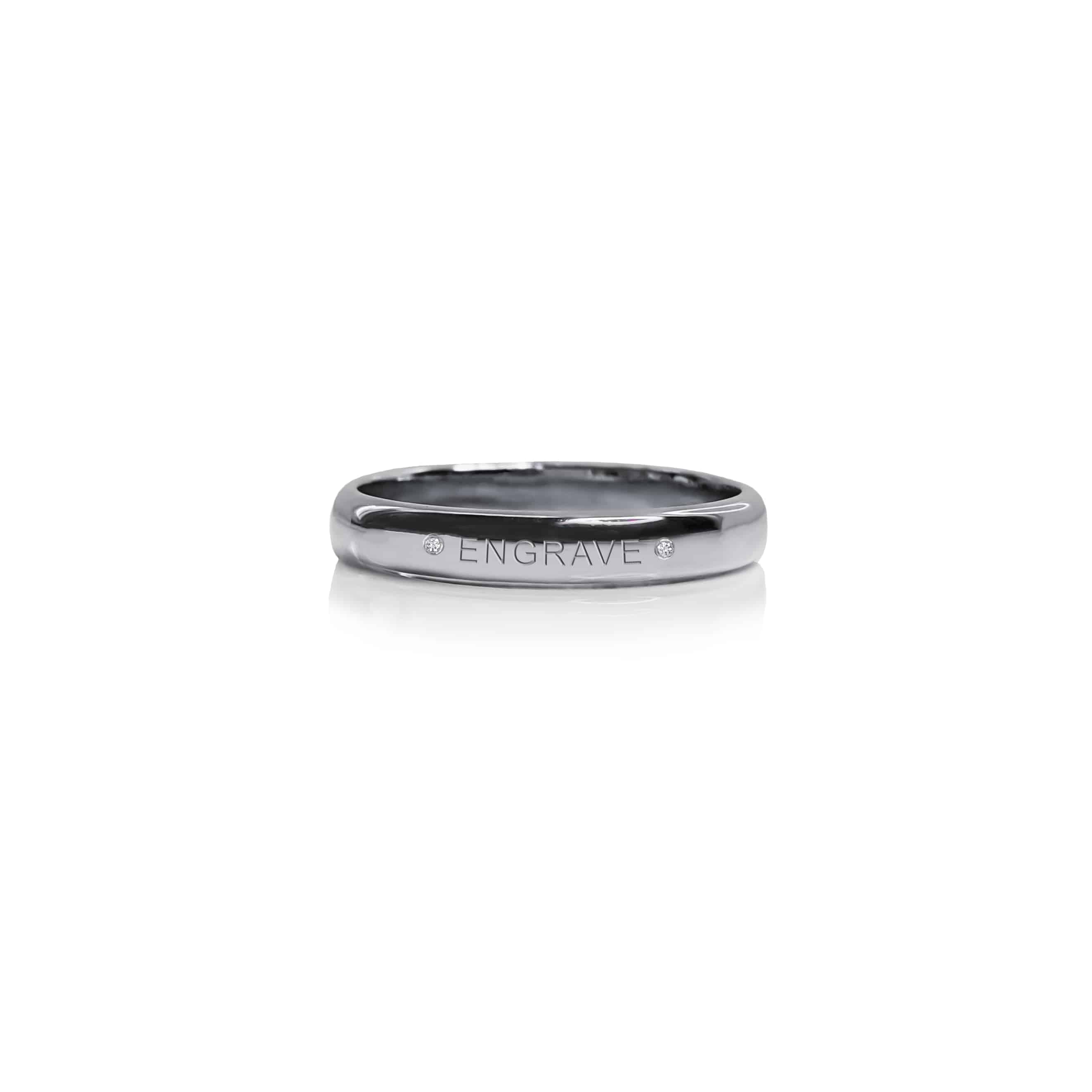 Memory Ring - 3mm Half Round