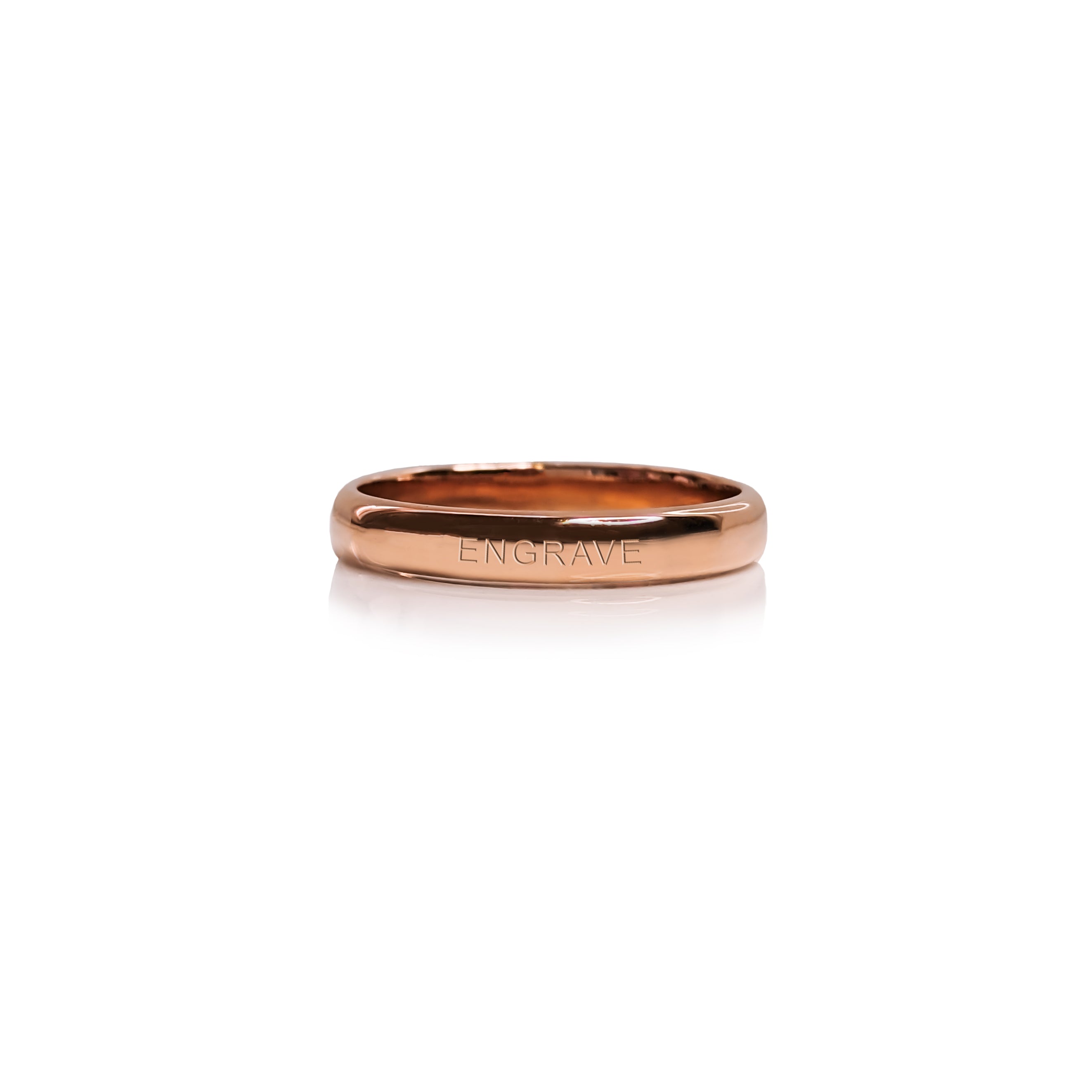 Memory Ring - 3mm Half Round