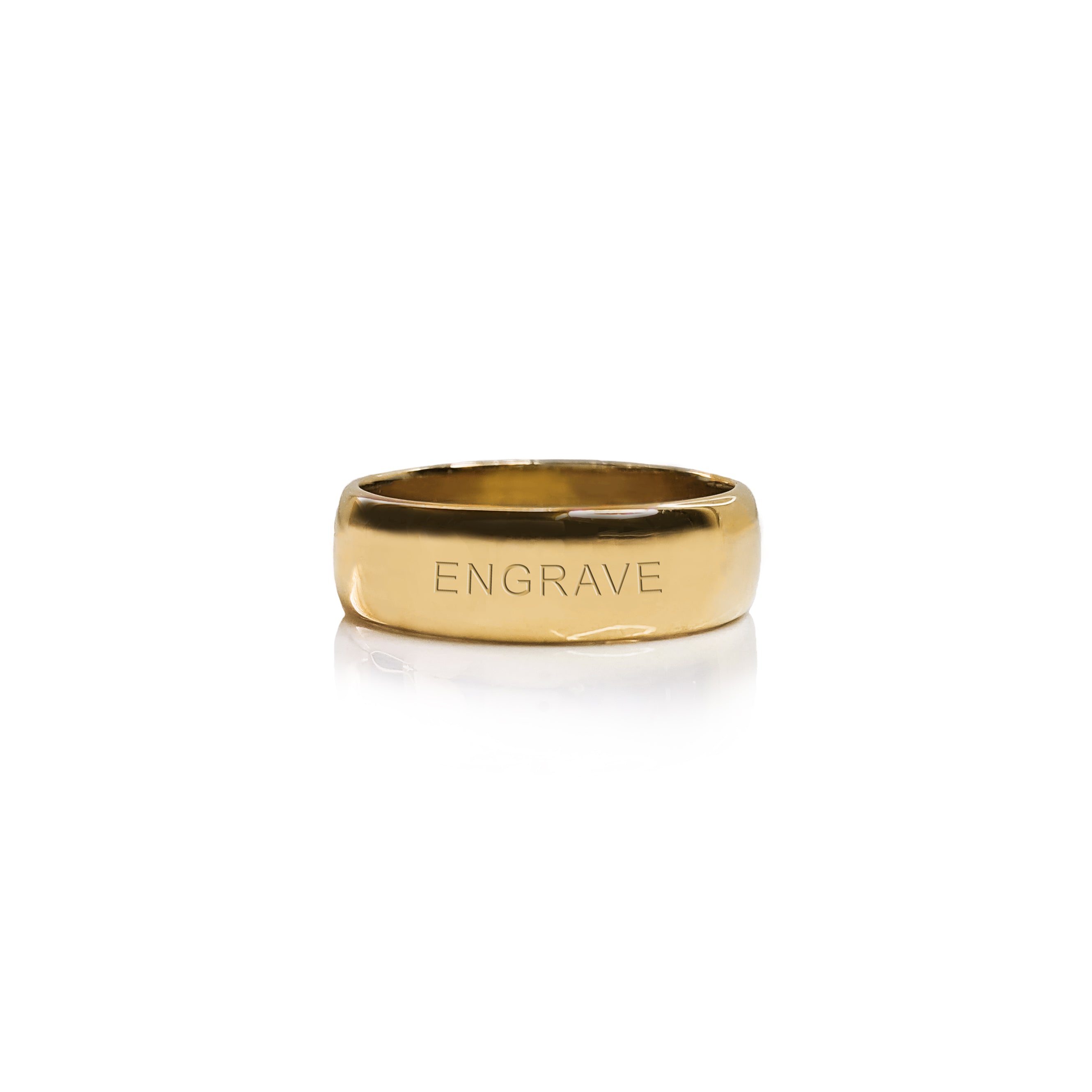 Memory Ring - 6mm Half Round