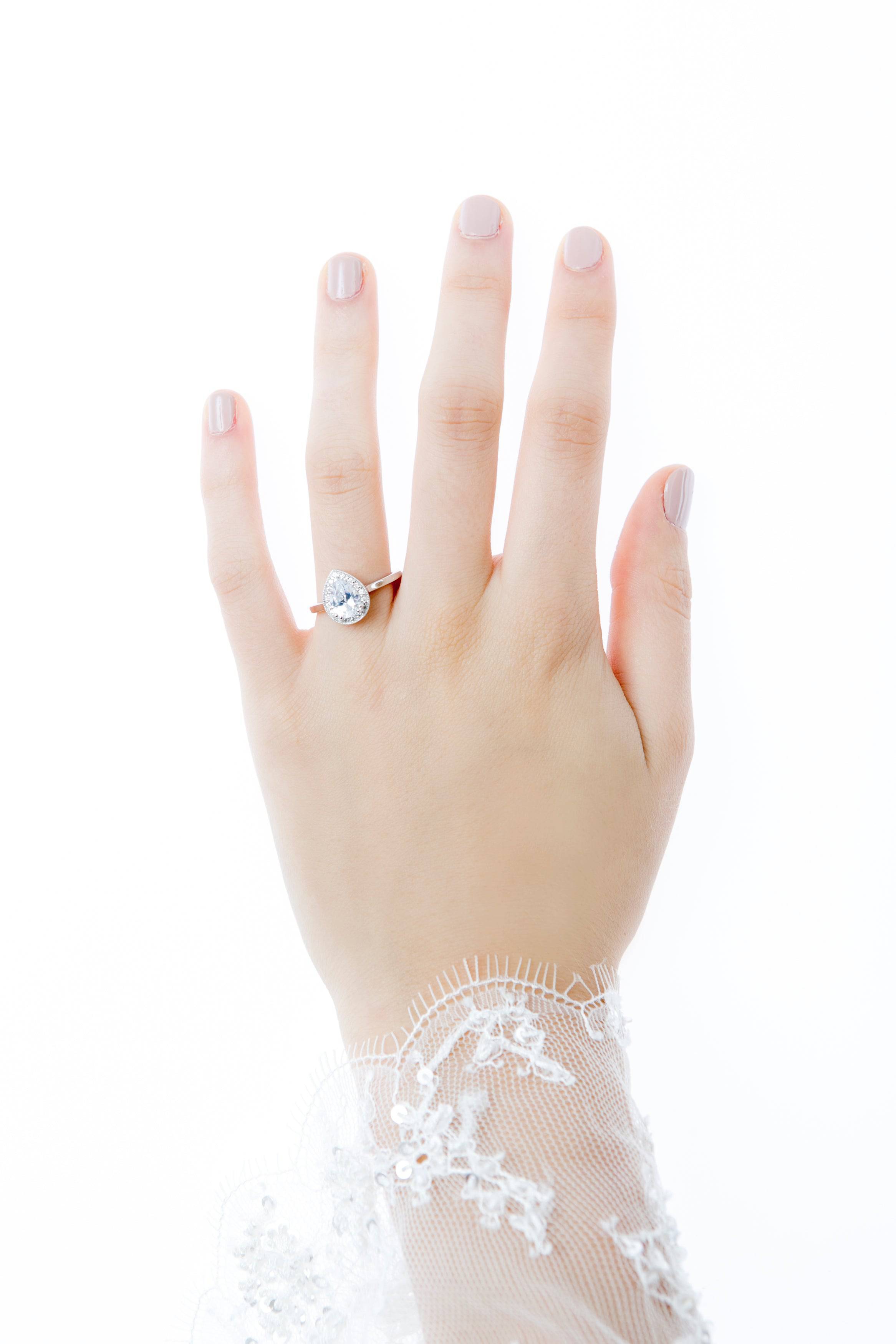 Pear Diamond Engagement Ring