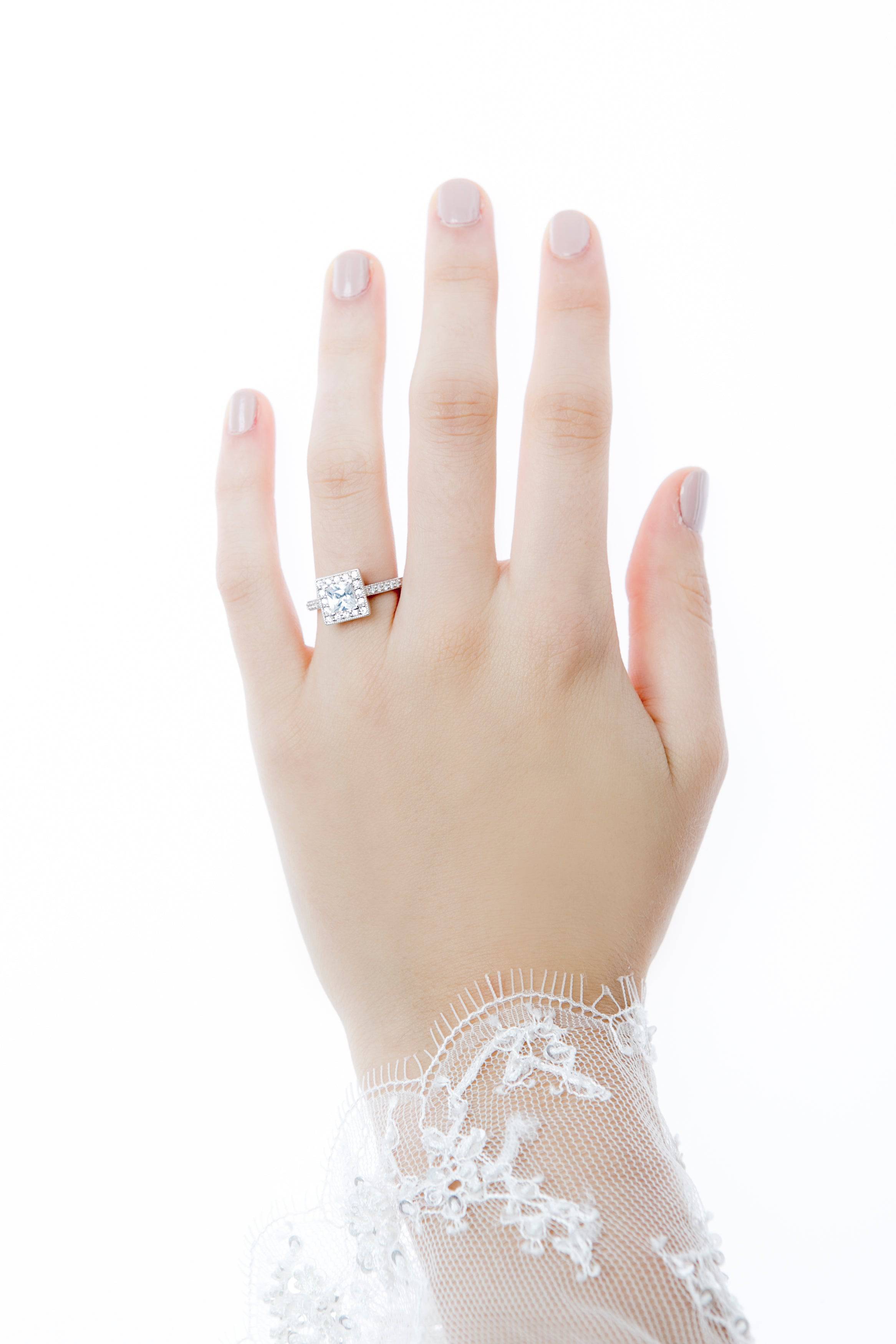 Princess Diamond Engagement Ring