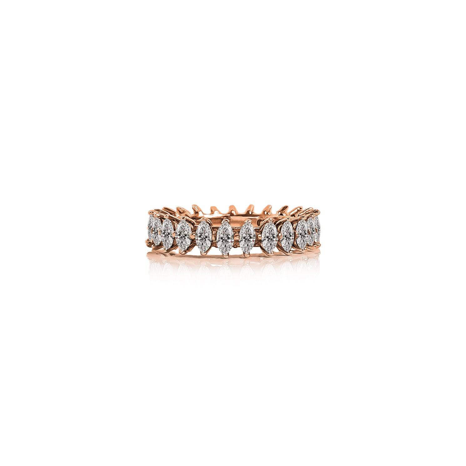 Cinta Marquise Eternity Ring
