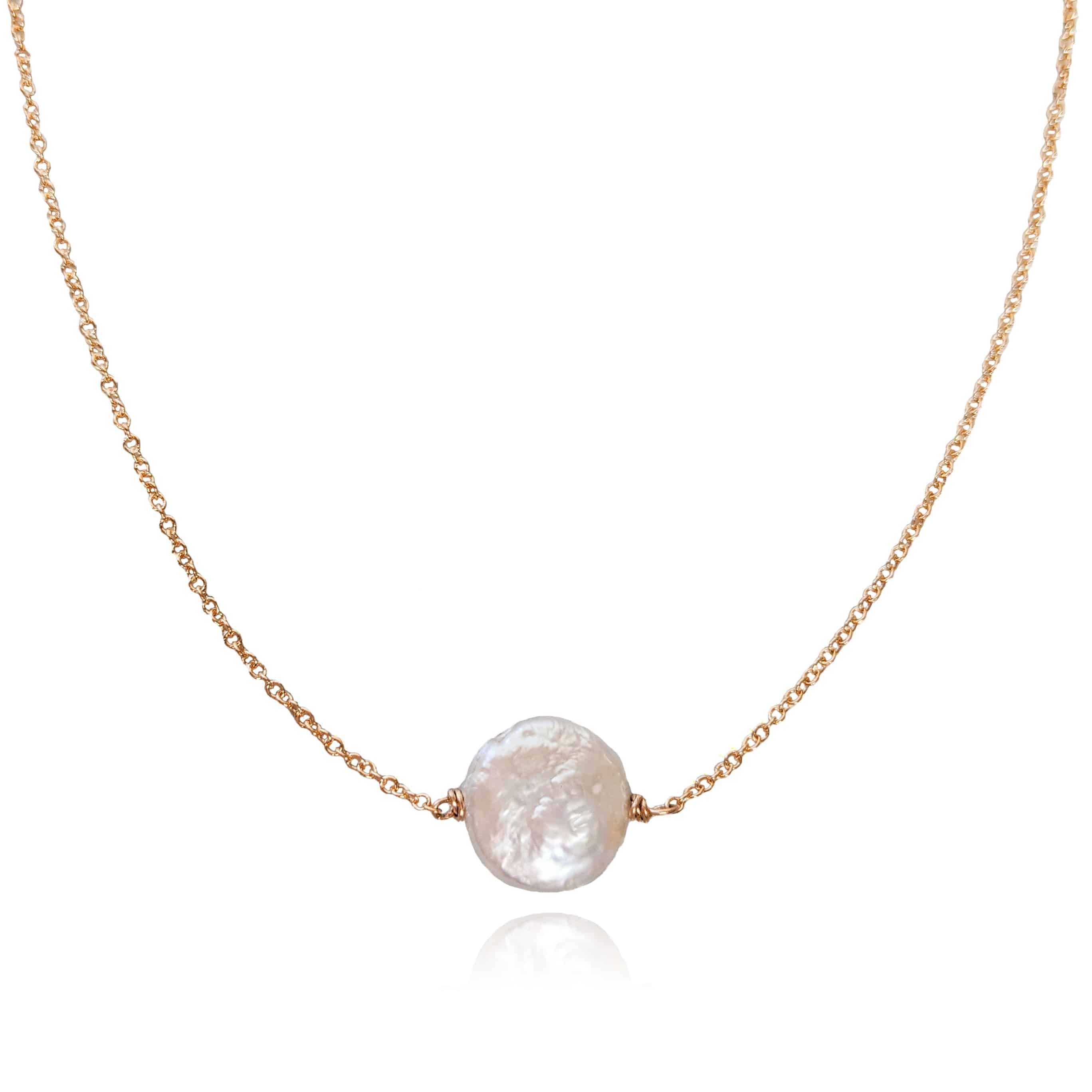 Coin Pearl Necklace