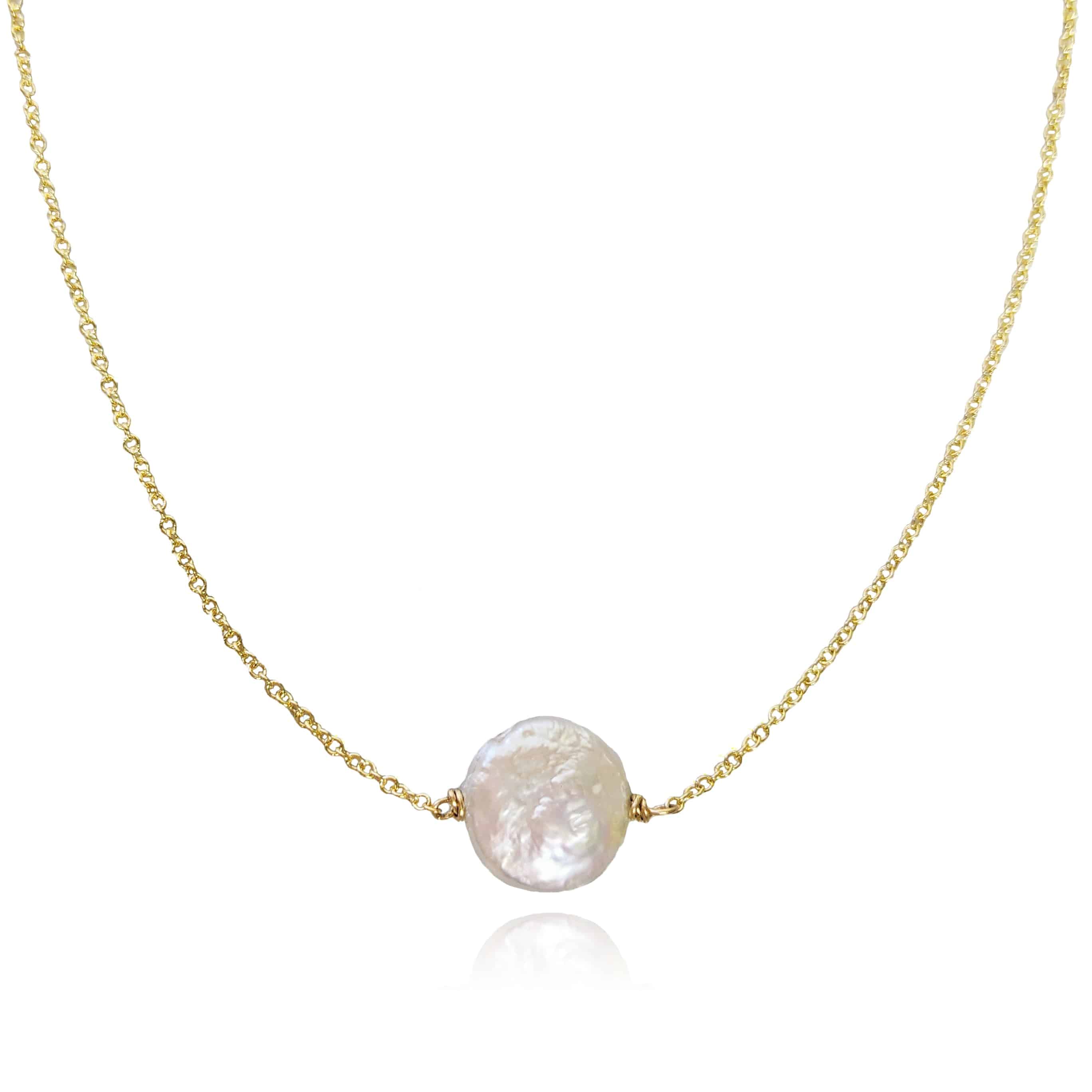 Coin Pearl Necklace