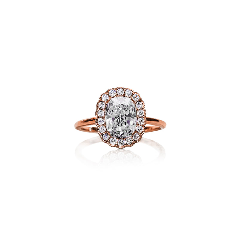 Cushion Diamond Engagement Ring