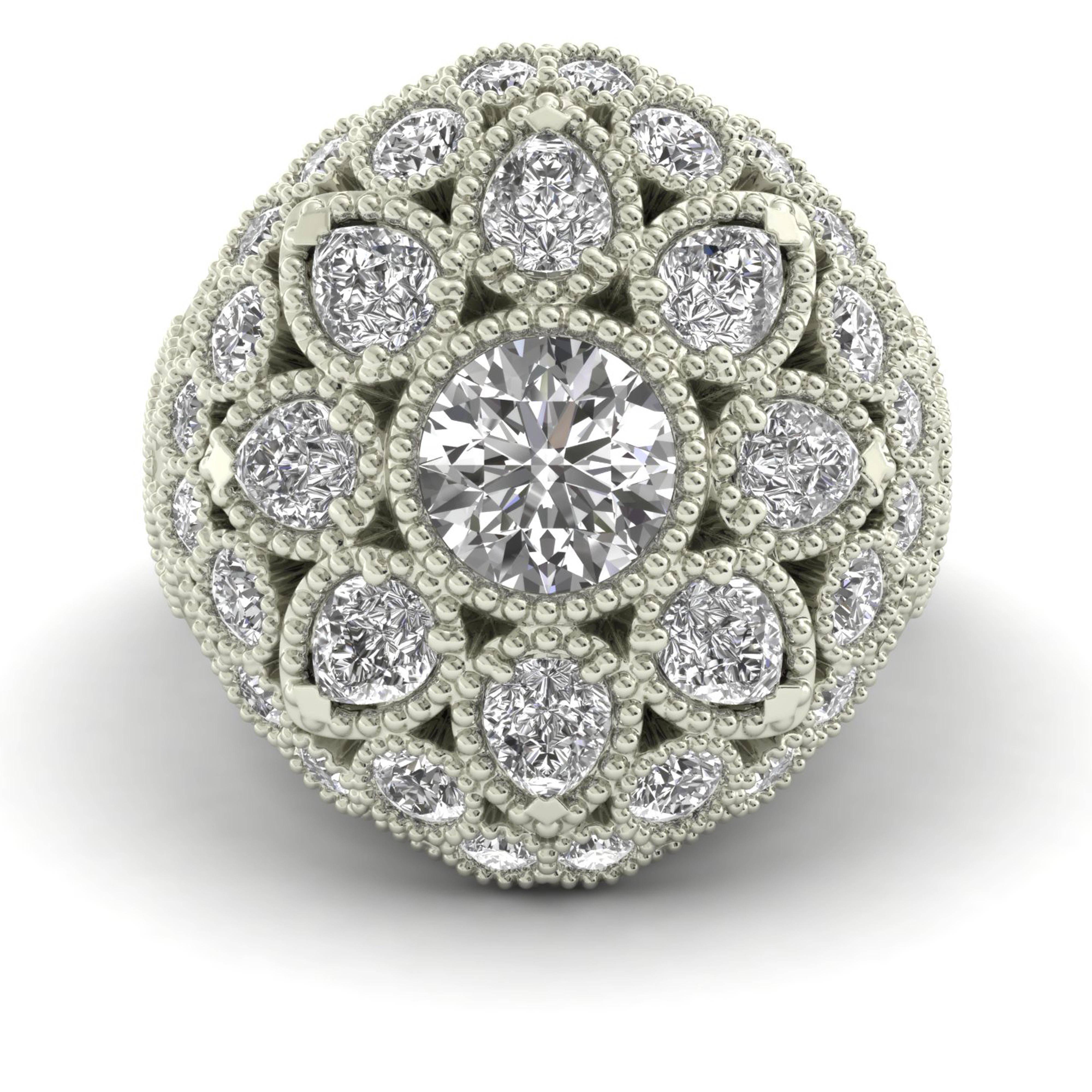 Diamonds of Cuba Ring