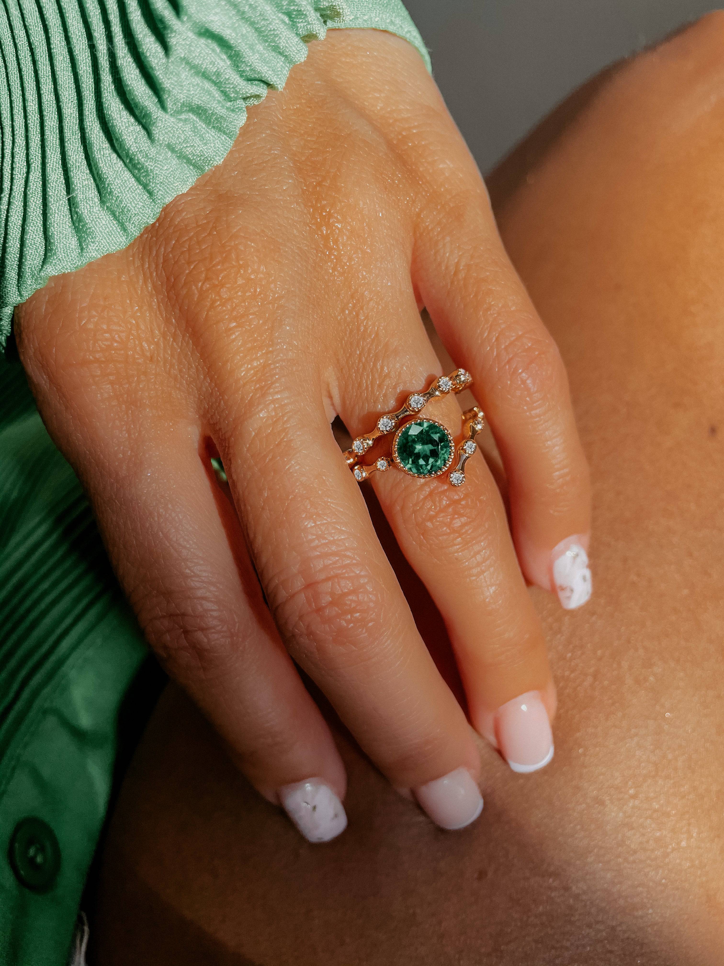 EMERALD CITY ENGAGEMENT RING