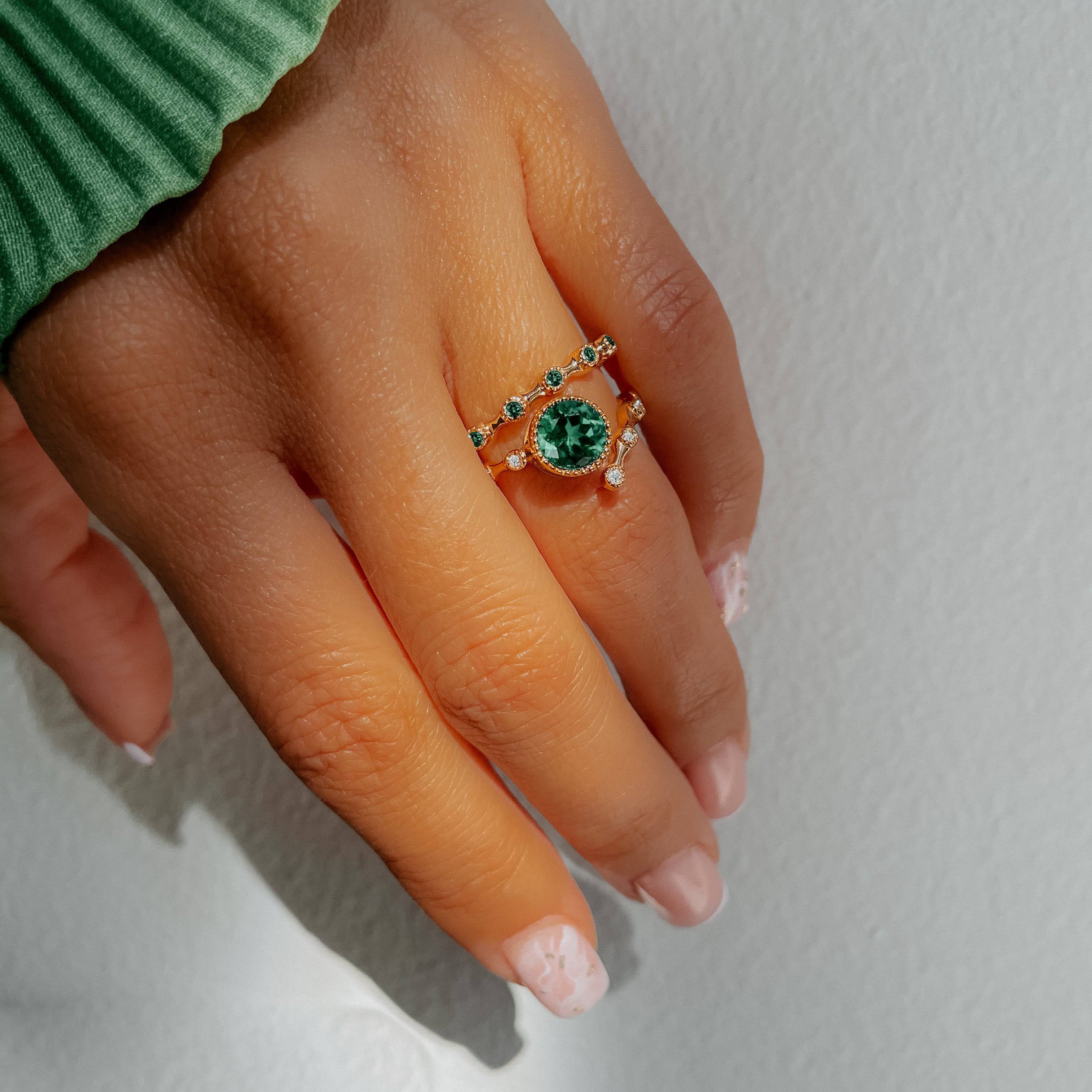 EMERALD CITY ETERNITY BAND - Cassandra Mamone