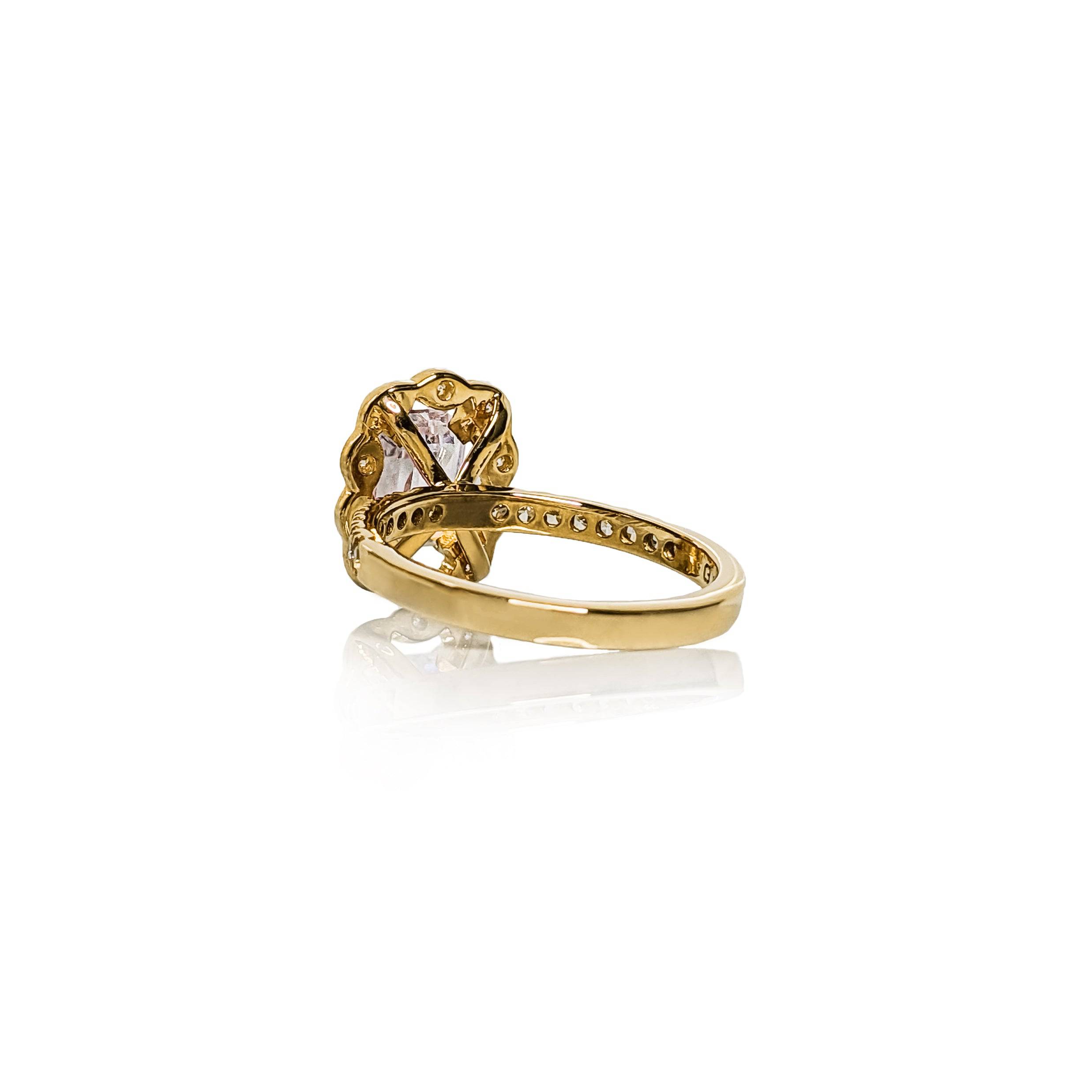 Emerald Leaf Ring