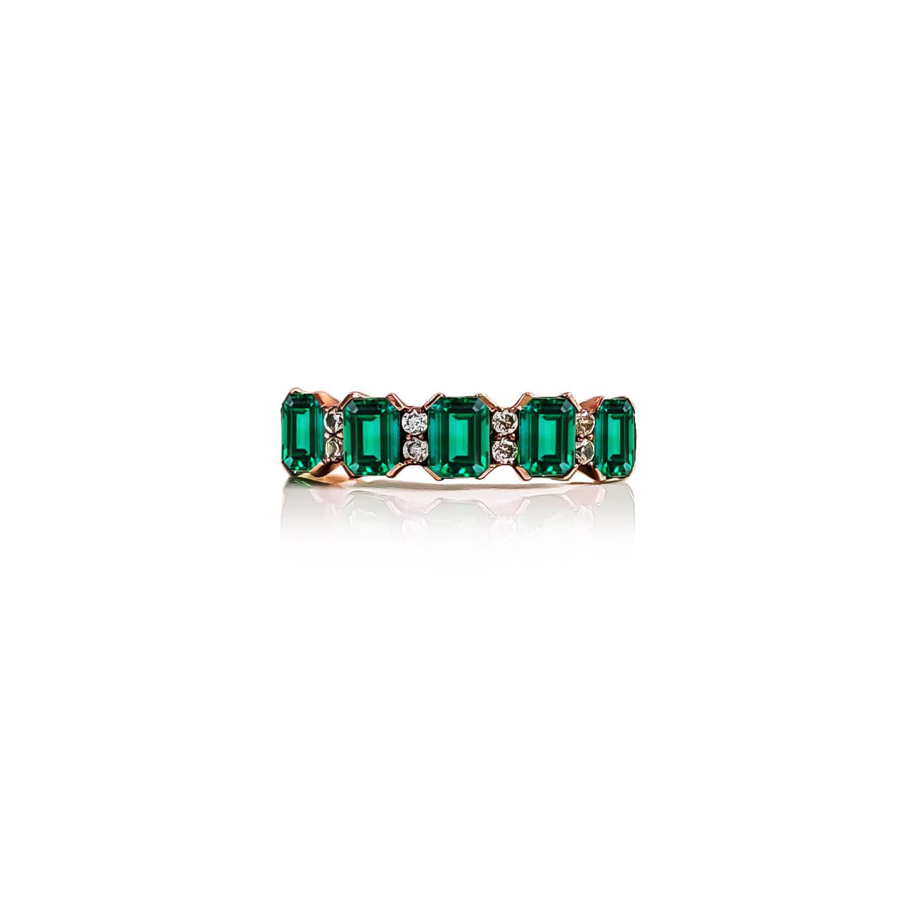 Forever Eternity Emerald Ring