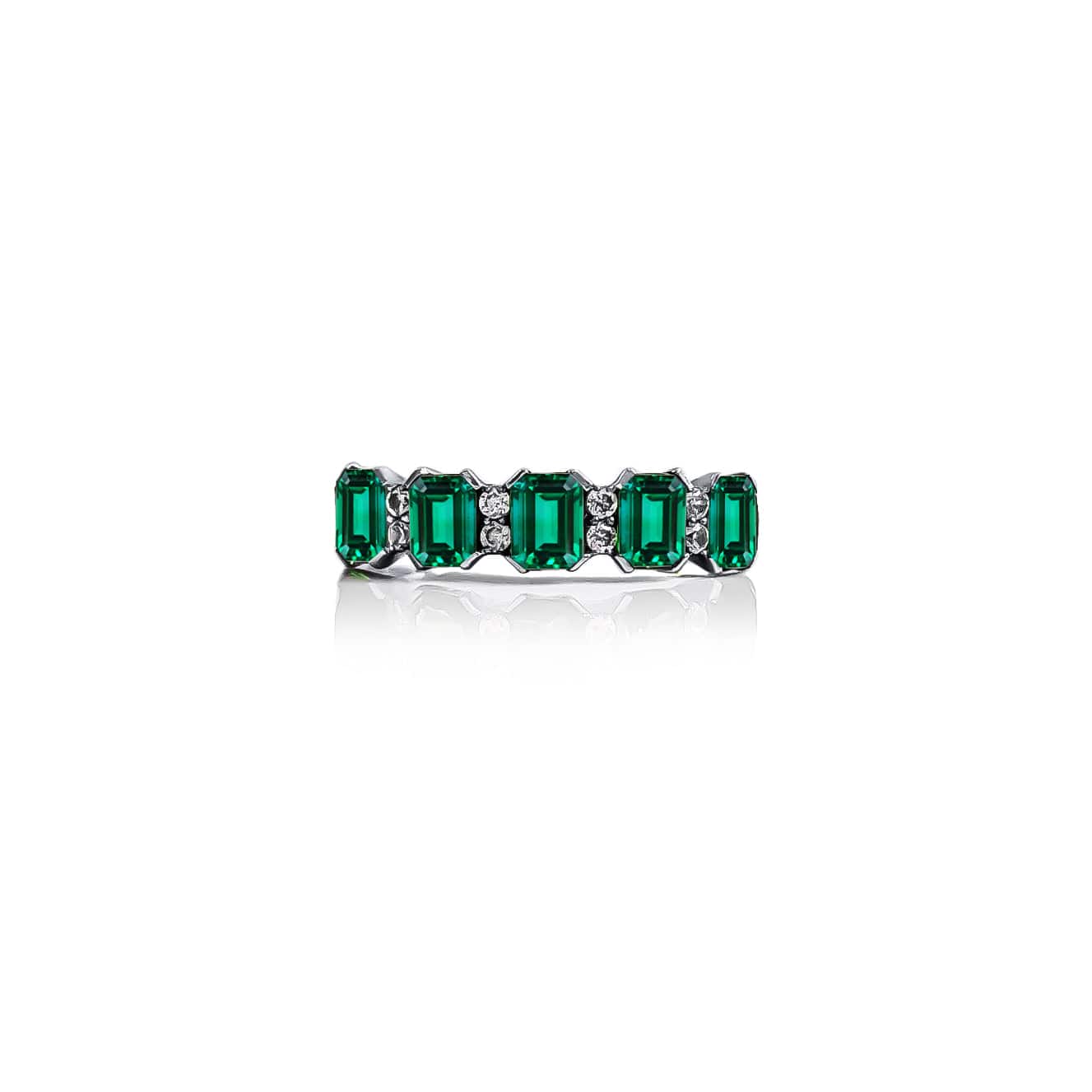 Forever Eternity Emerald Ring