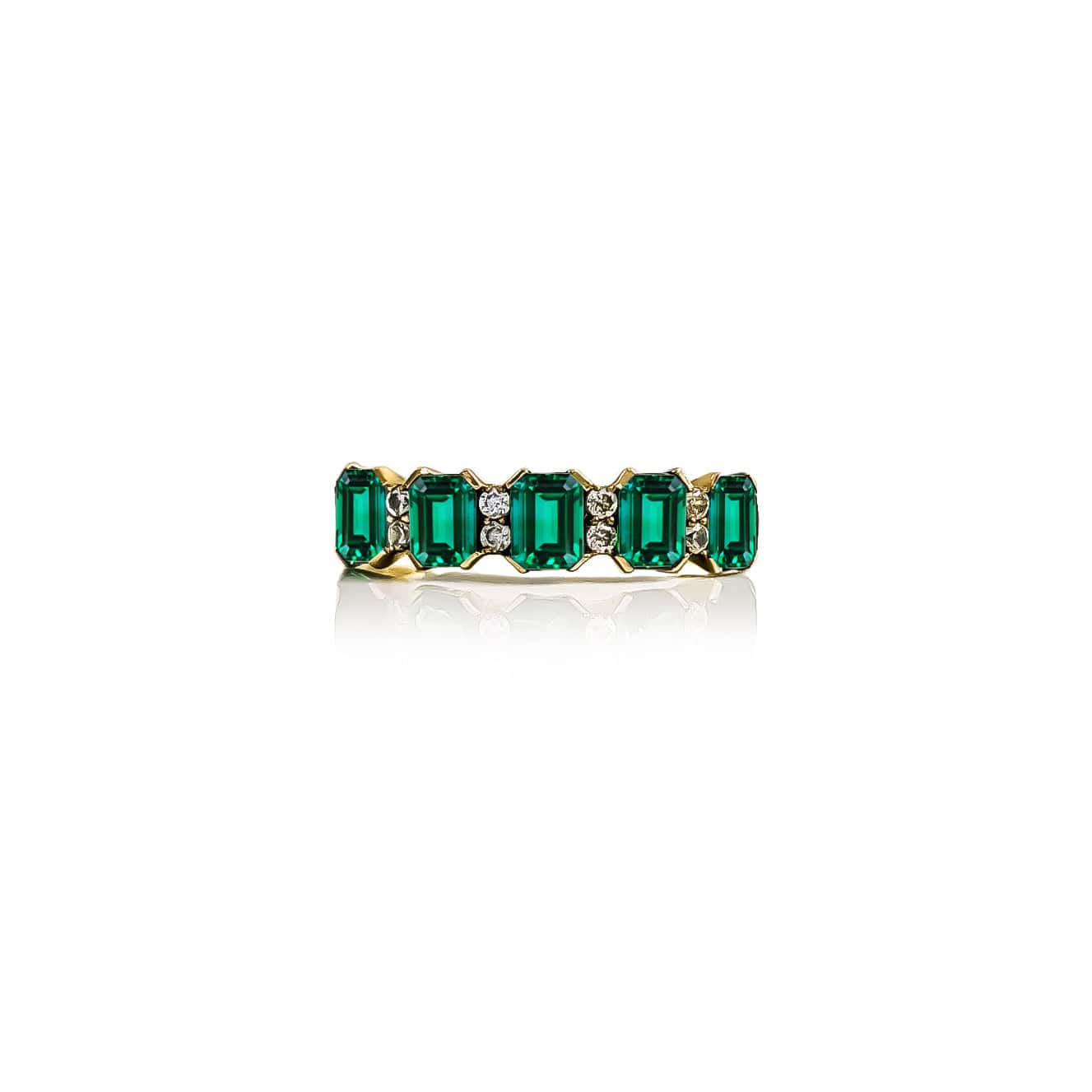 Forever Eternity Emerald Ring