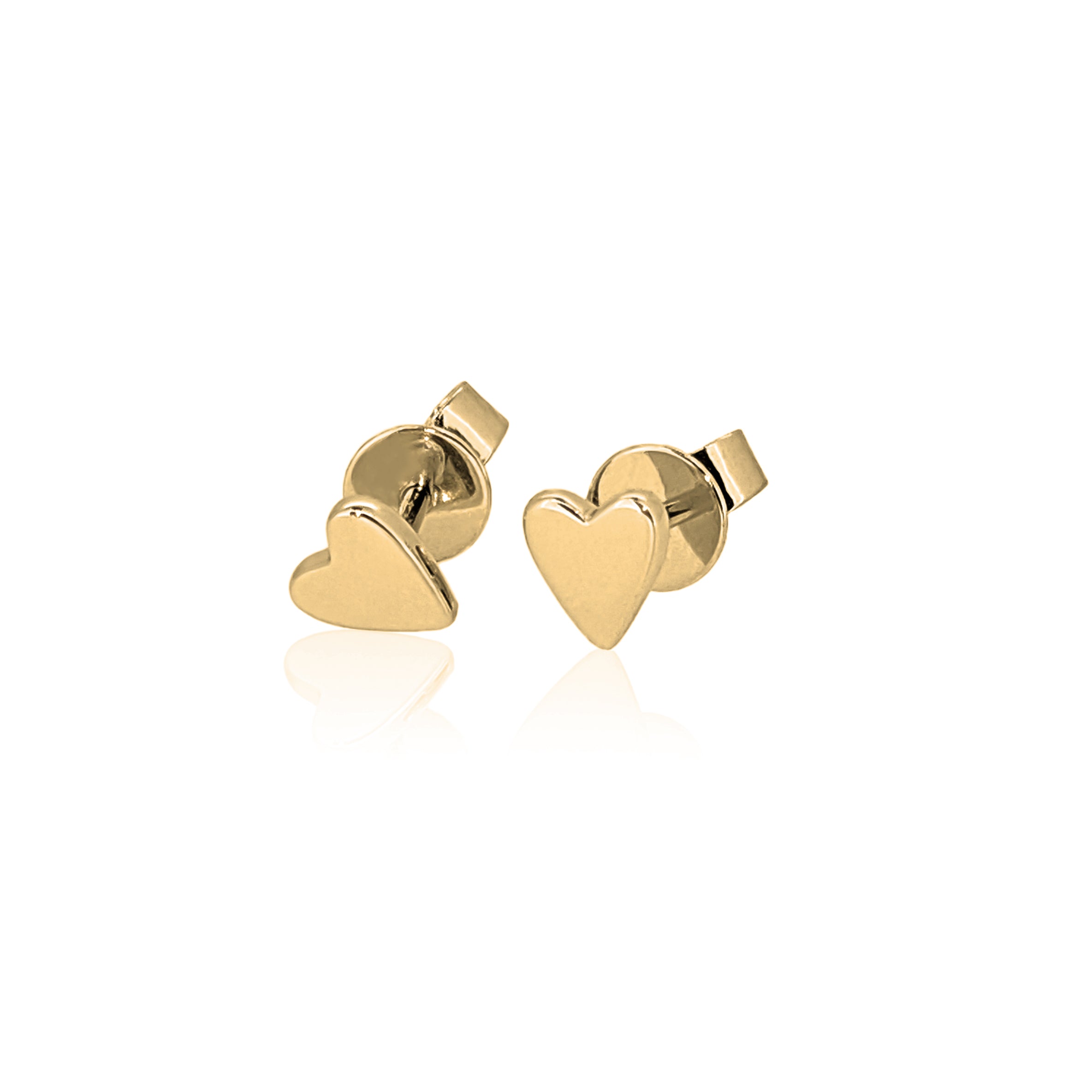 Gold Sweet Heart Studs
