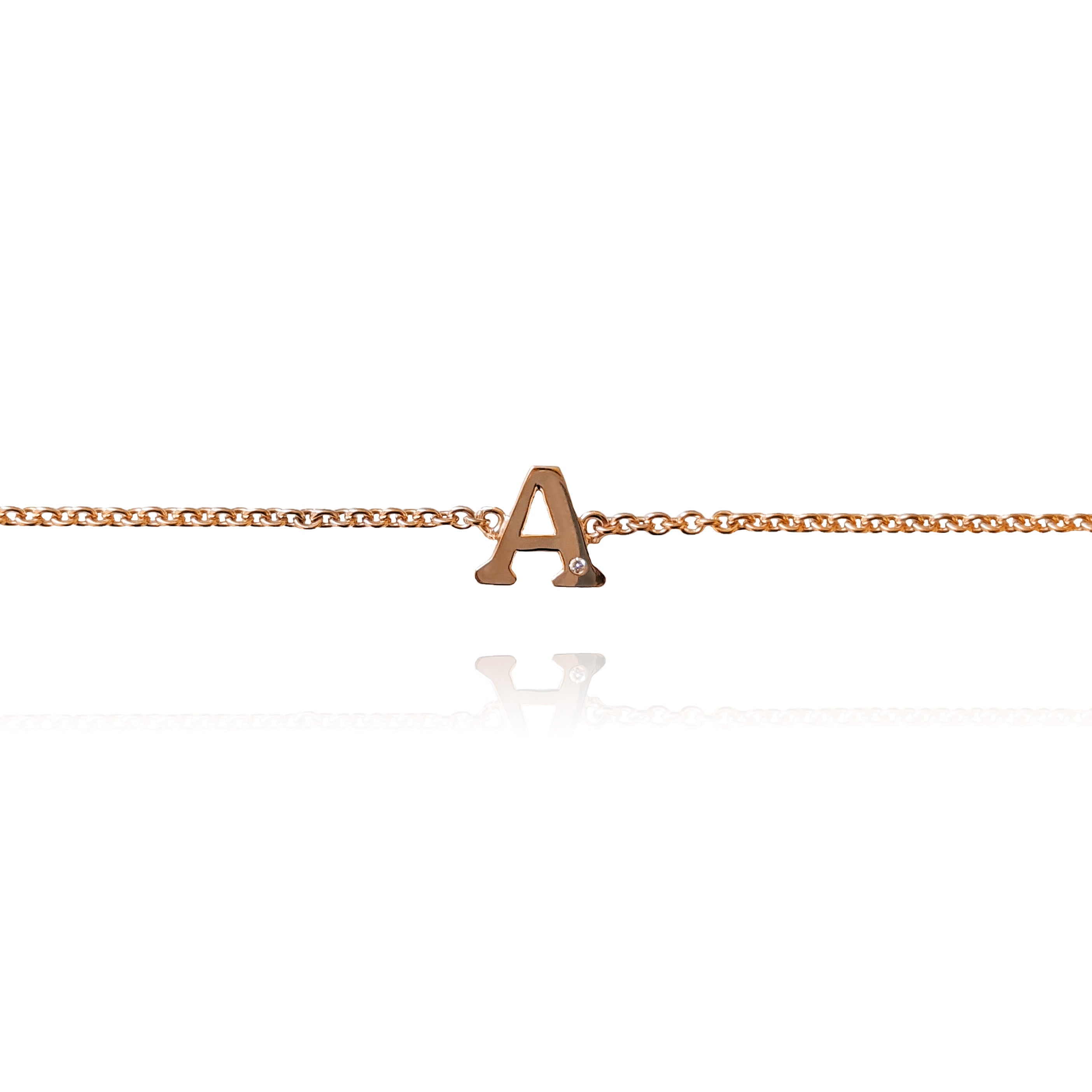 Gold Initial Bracelet