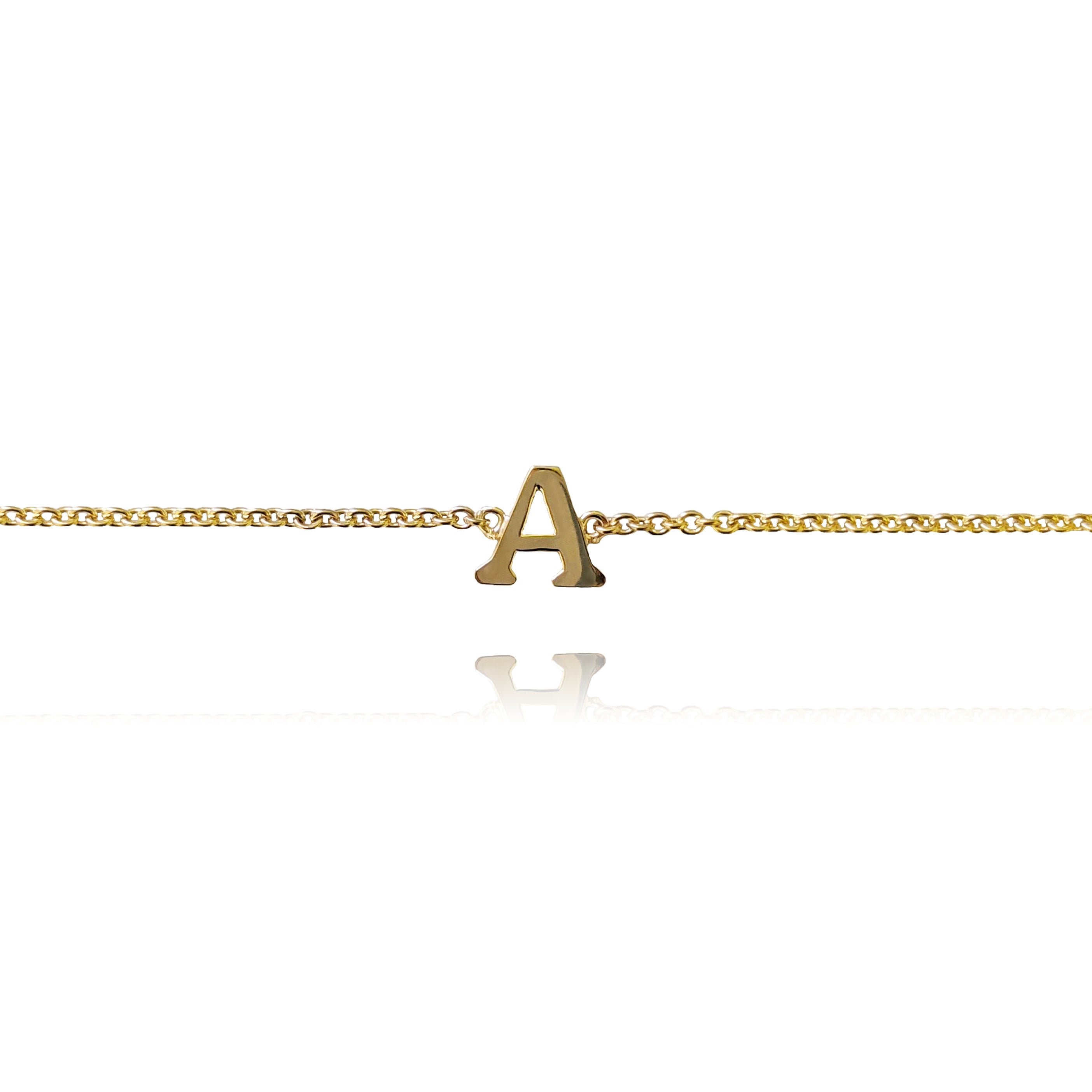 Gold Initial Bracelet