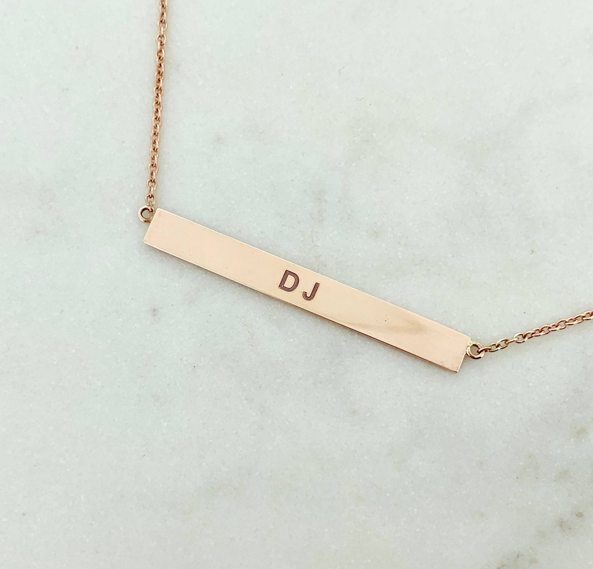 Rose Bar Pendant