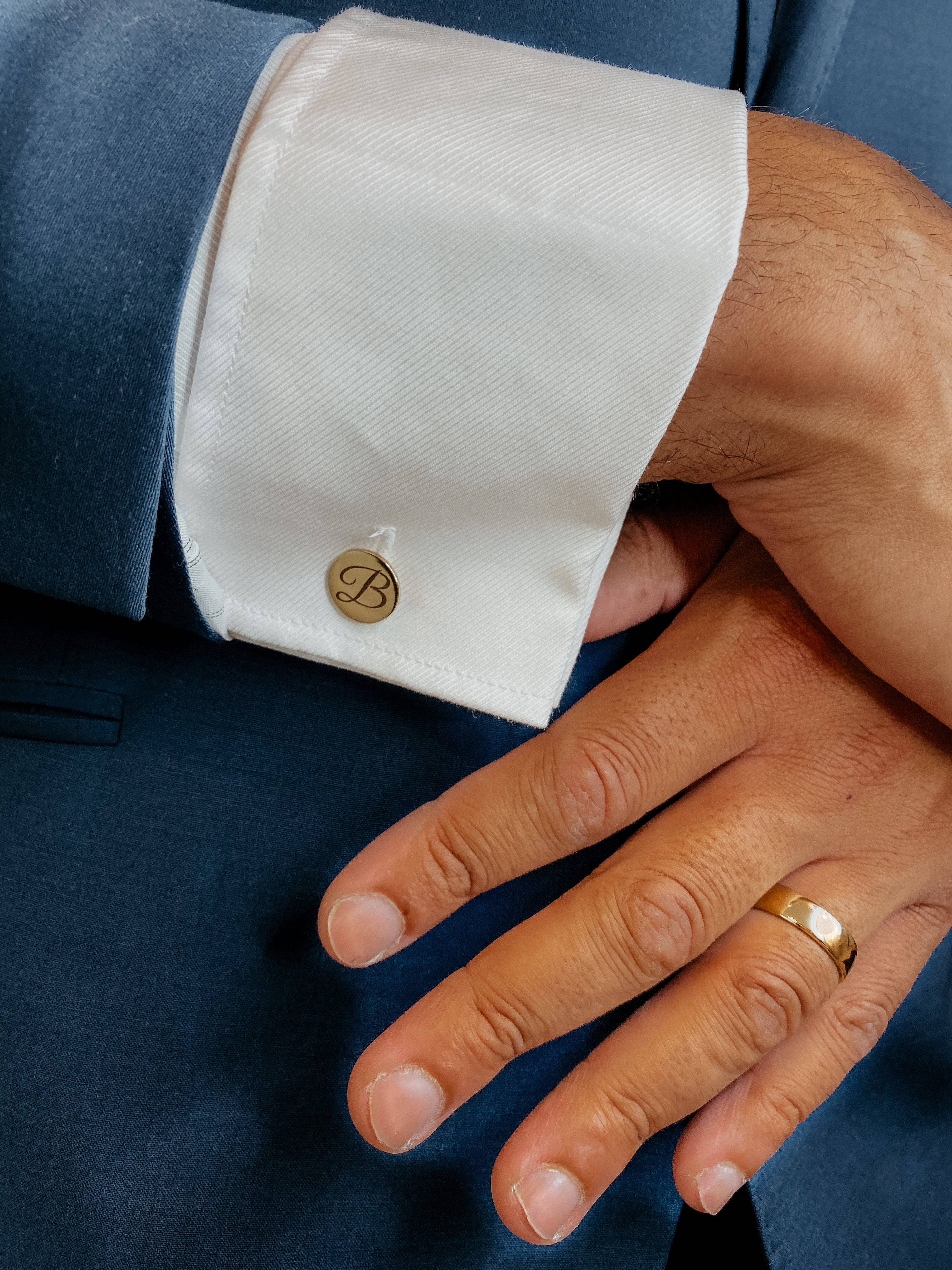 Personalised Round Cufflinks