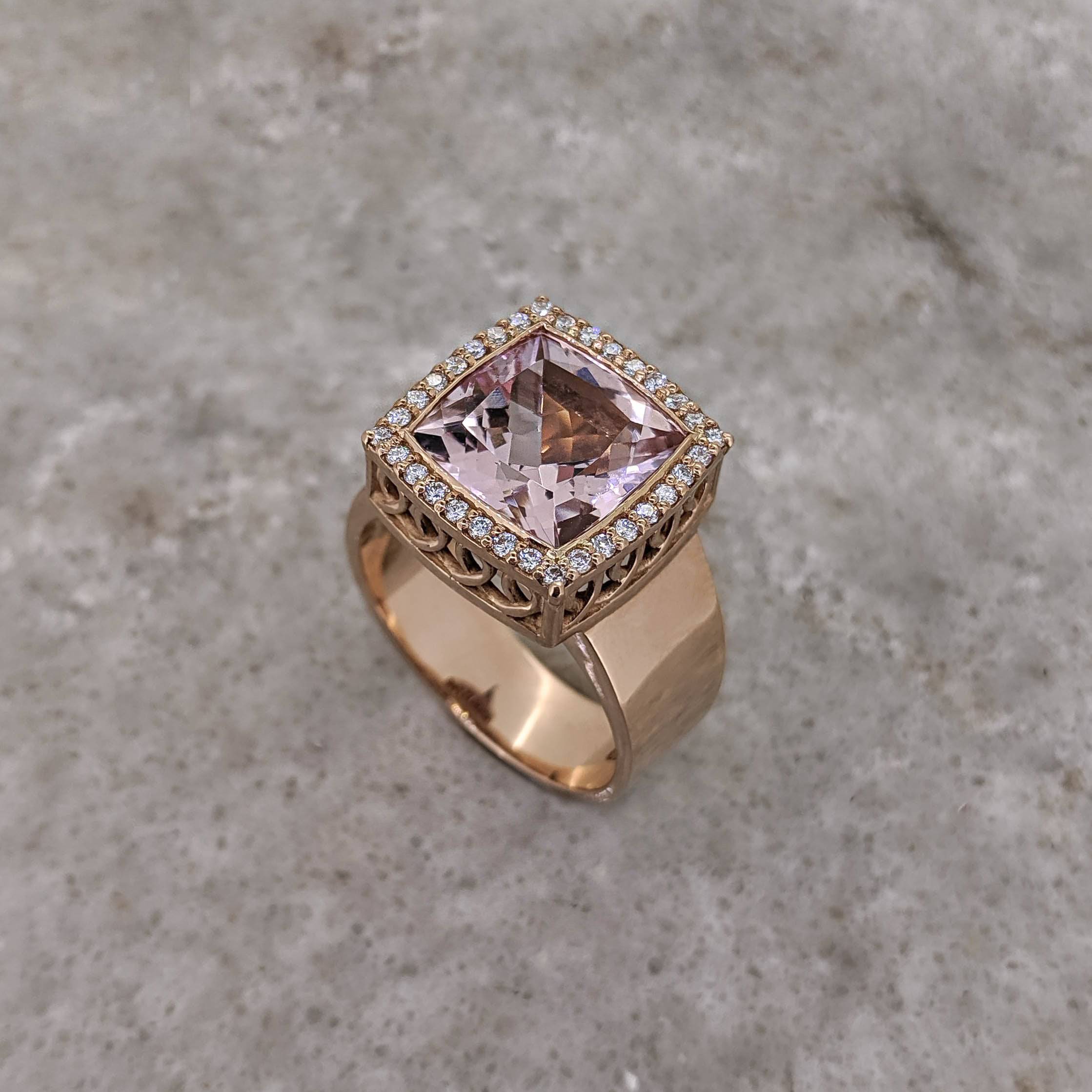Morganite Dress Ring