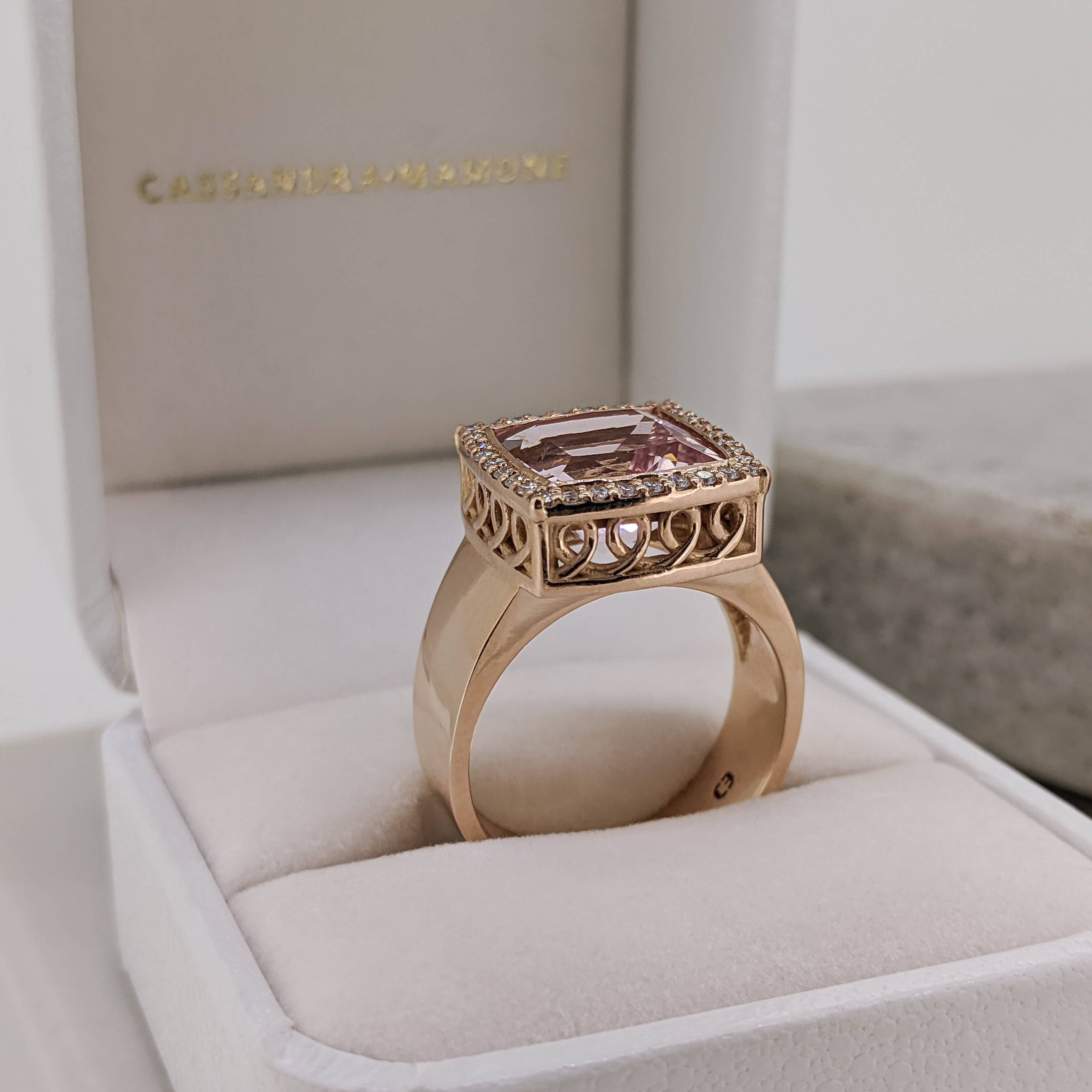 Morganite Dress Ring