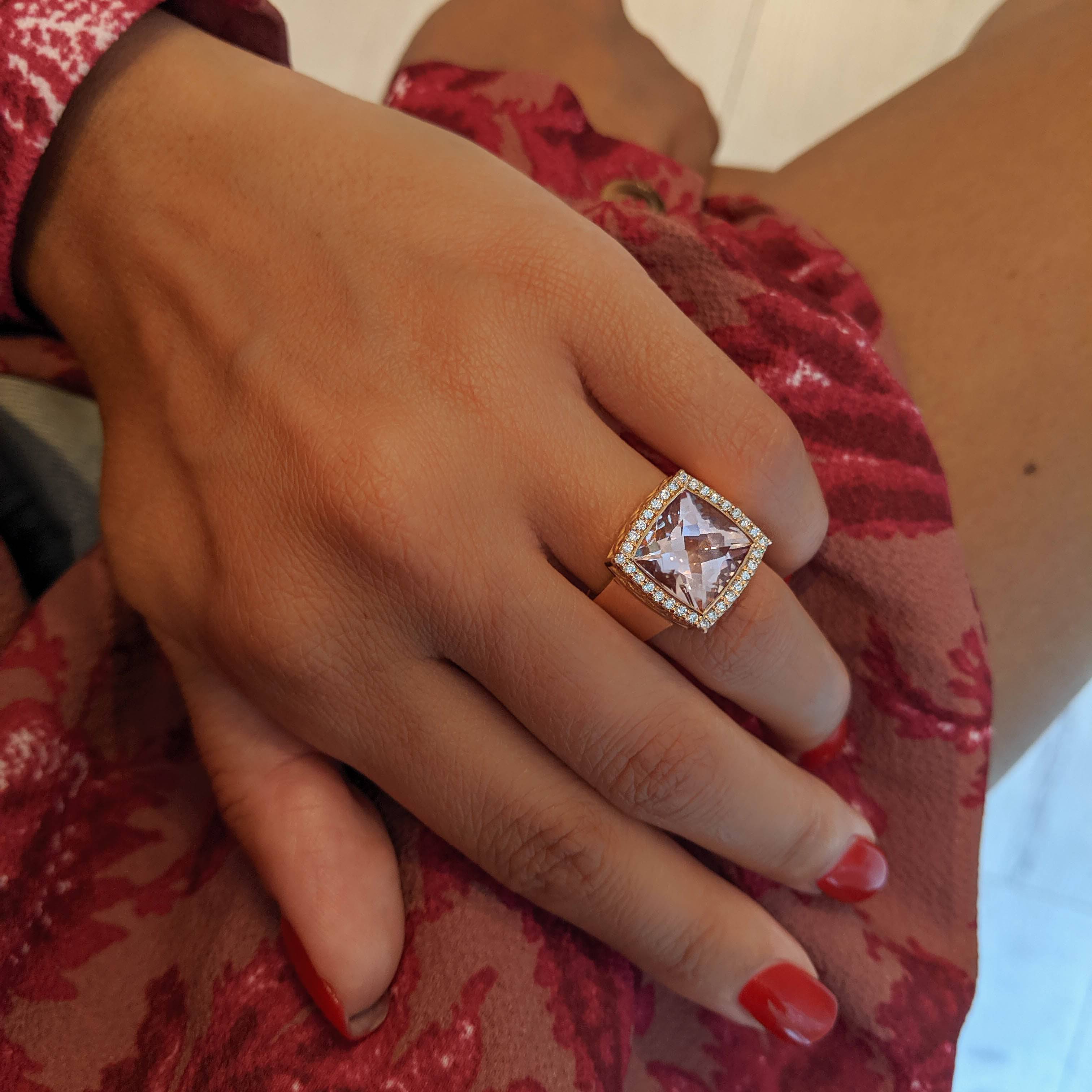 Morganite Dress Ring