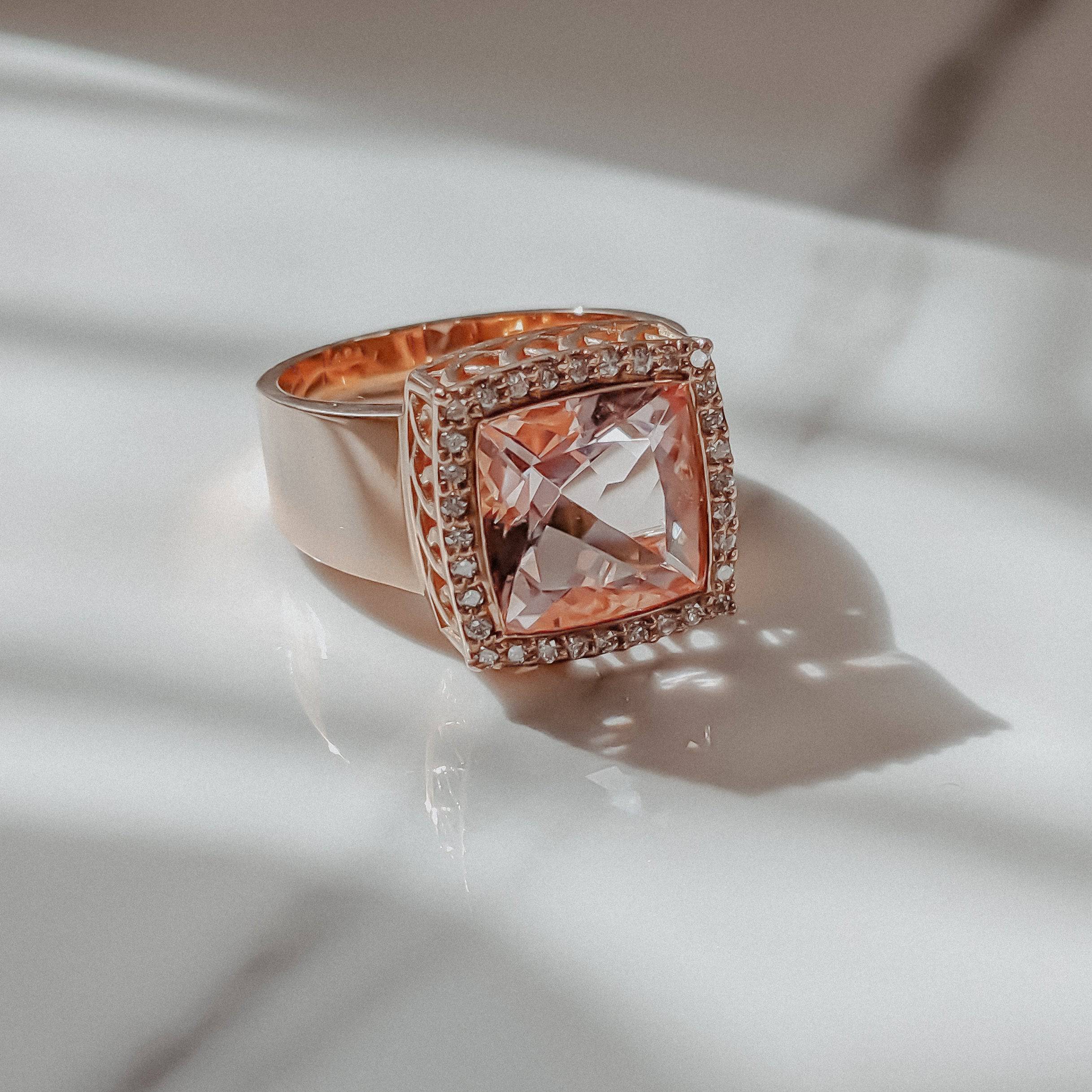 Morganite Dress Ring