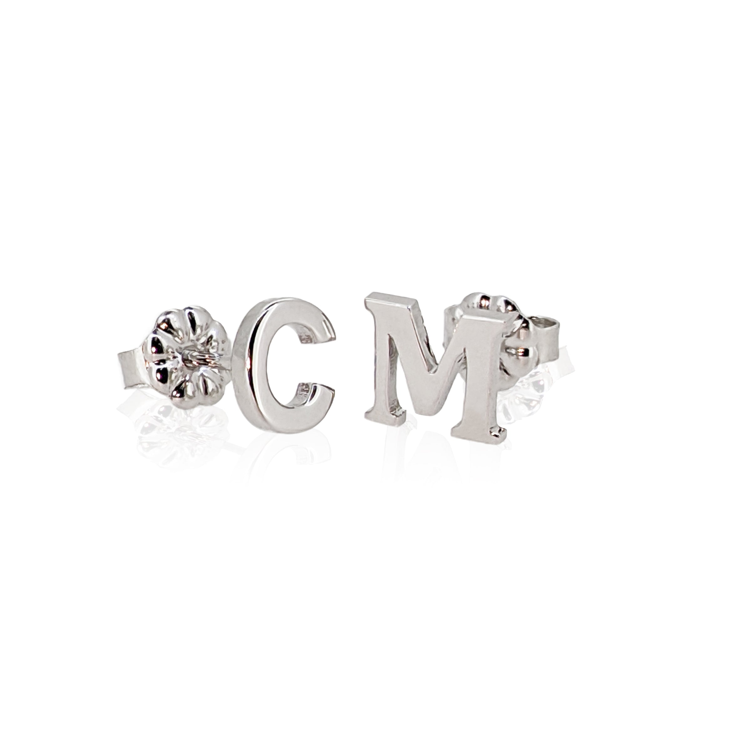 Initial Earrings