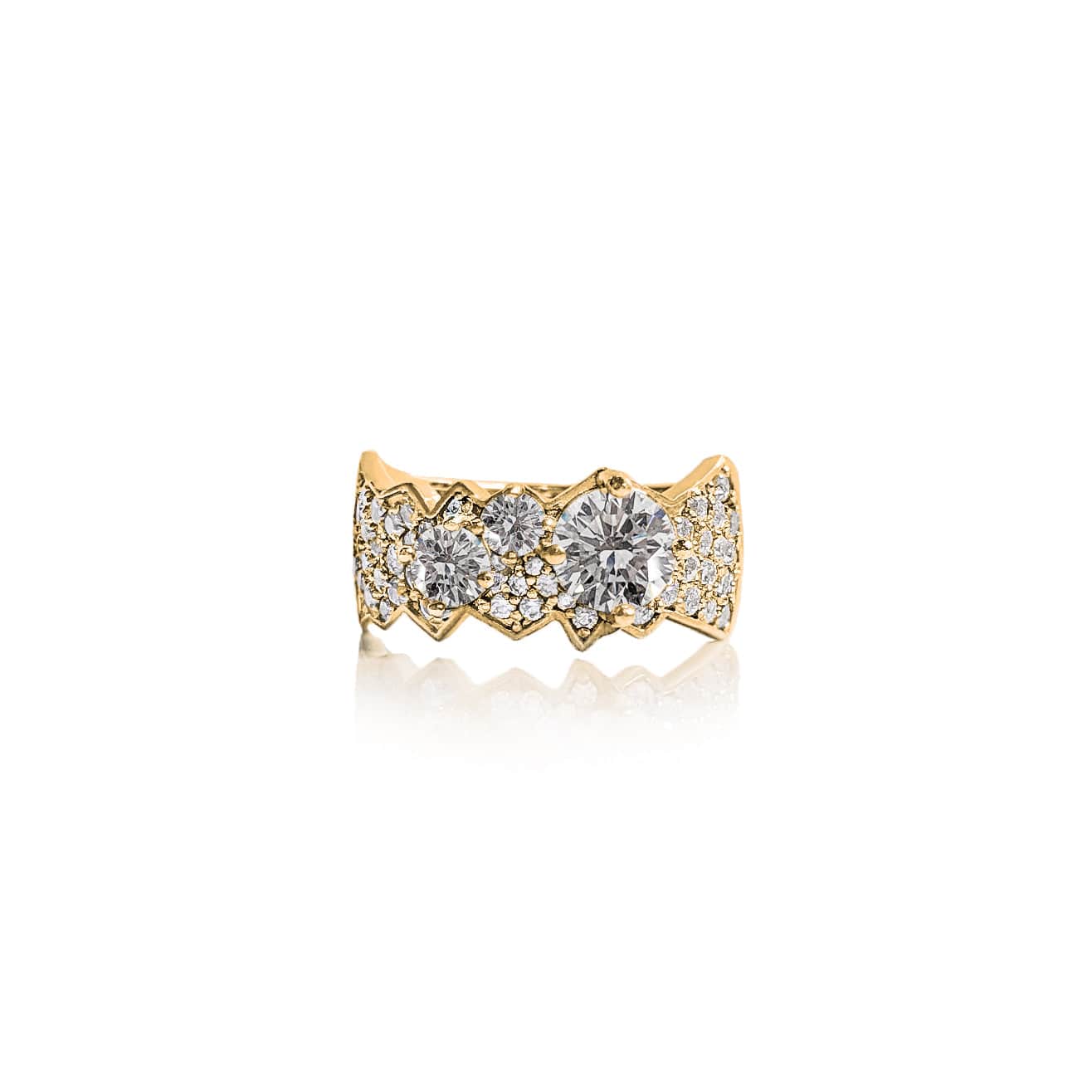 Jagged Edge Ring